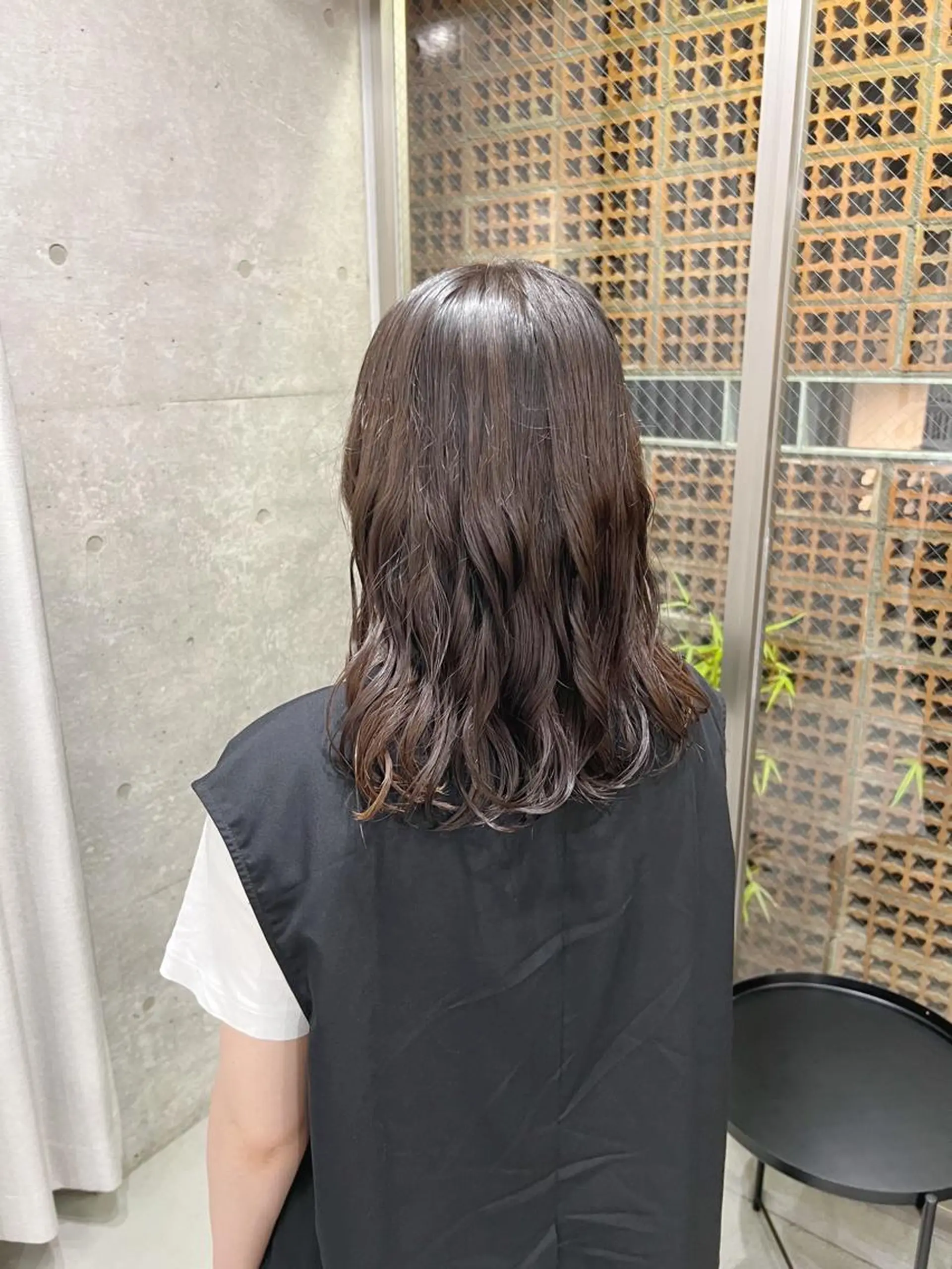 ミディアム パーマ ボブパーマコテ巻き風 パーマNo1深江秀平のヘアスタイル