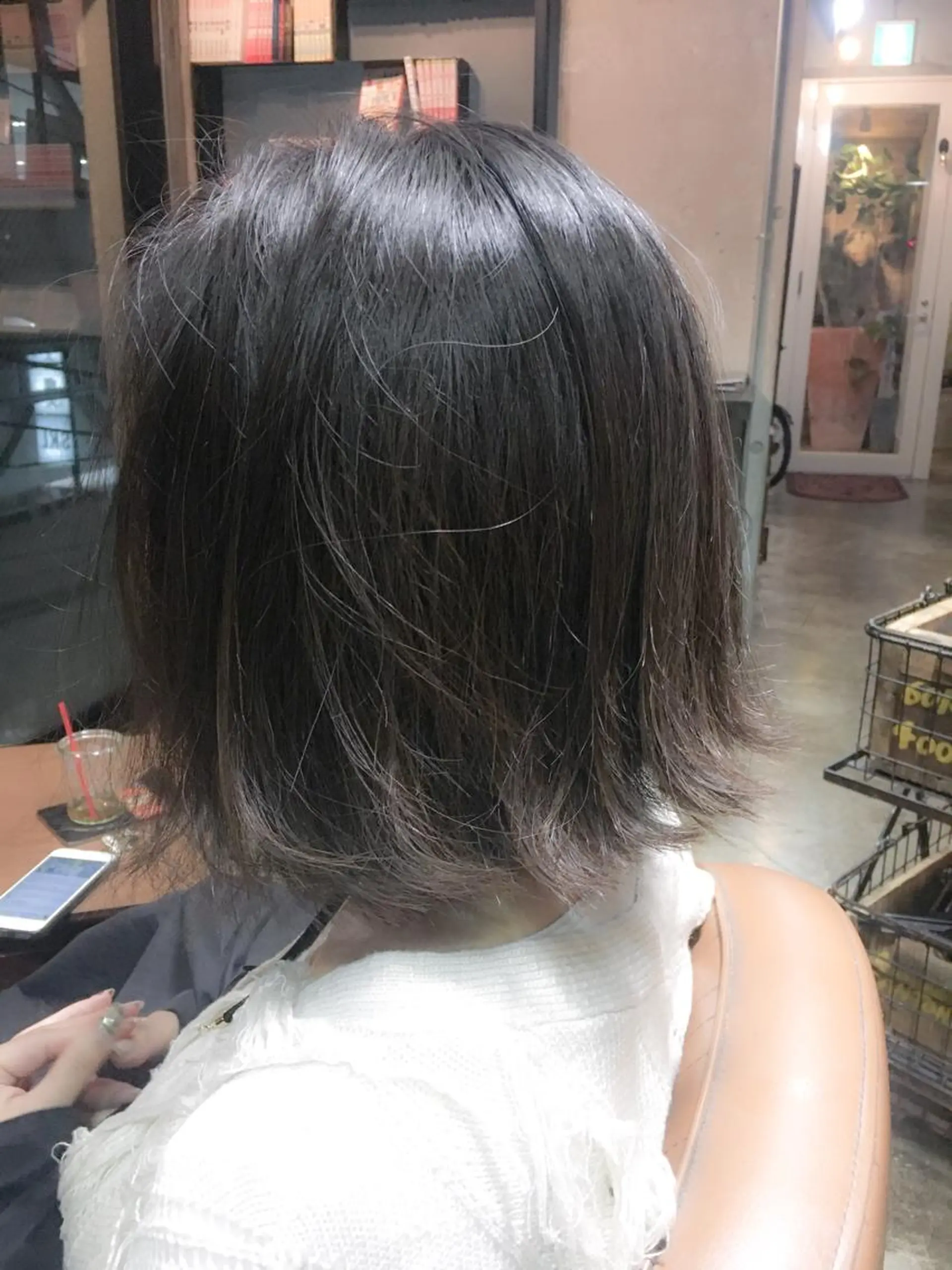 ショート カラー グラデーションカラー グレージュ 北條 優輝のヘアスタイル