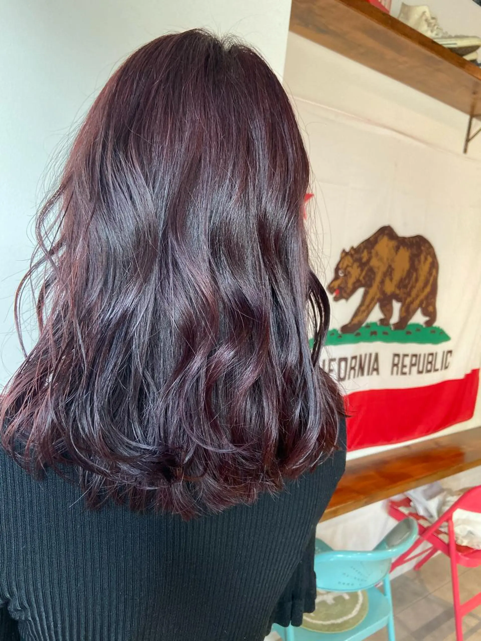 ミディアム カラー ヘアアレンジ ヘアカラー トリートメント ヘアセット ❤️カラー得意 🧡松浦睦樹❤️のヘアスタイル