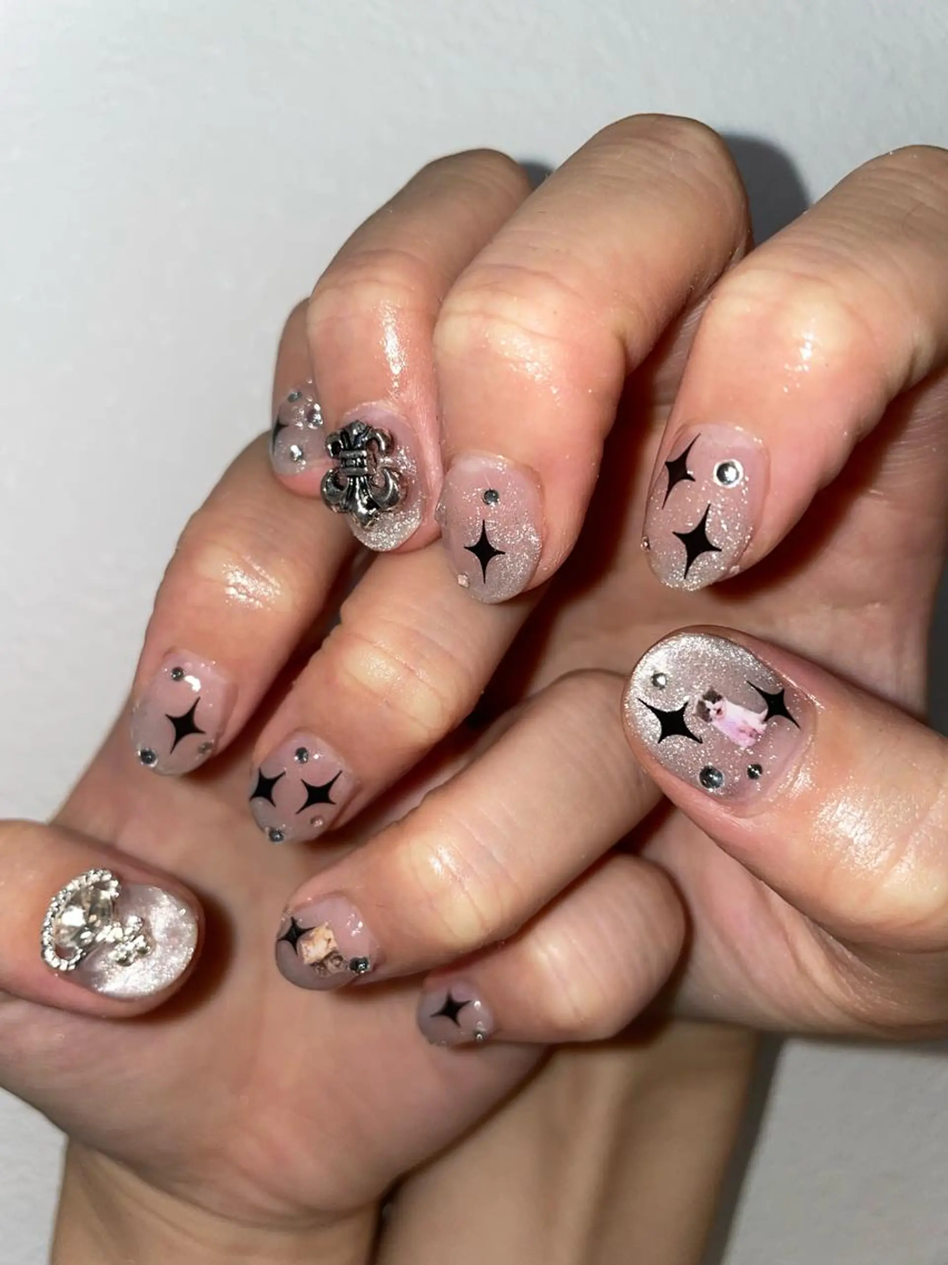 ネイル 束感まつ毛/ネイル/ LED♥KIRARAのマツエク・マツパデザイン