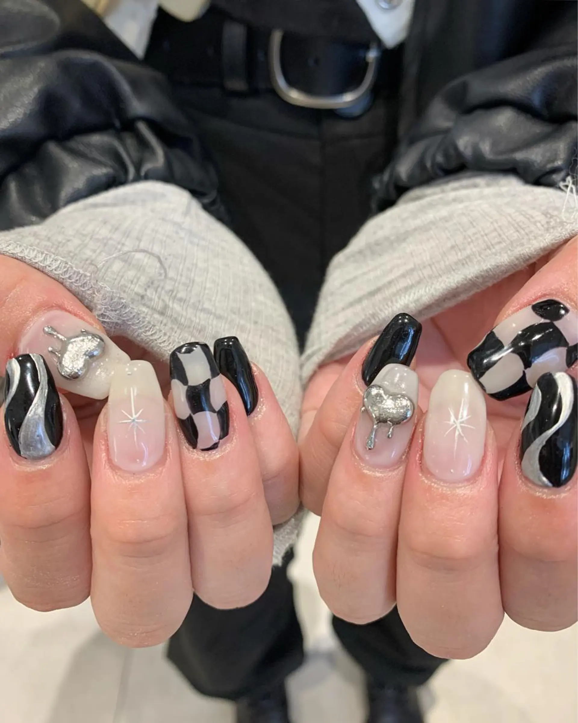 ネイル アートネイル ジェルネイル 韓国ネイル パラジェル シンプルネイル ハンドネイル Kureha/ネイル トレンドヘアのヘアスタイル