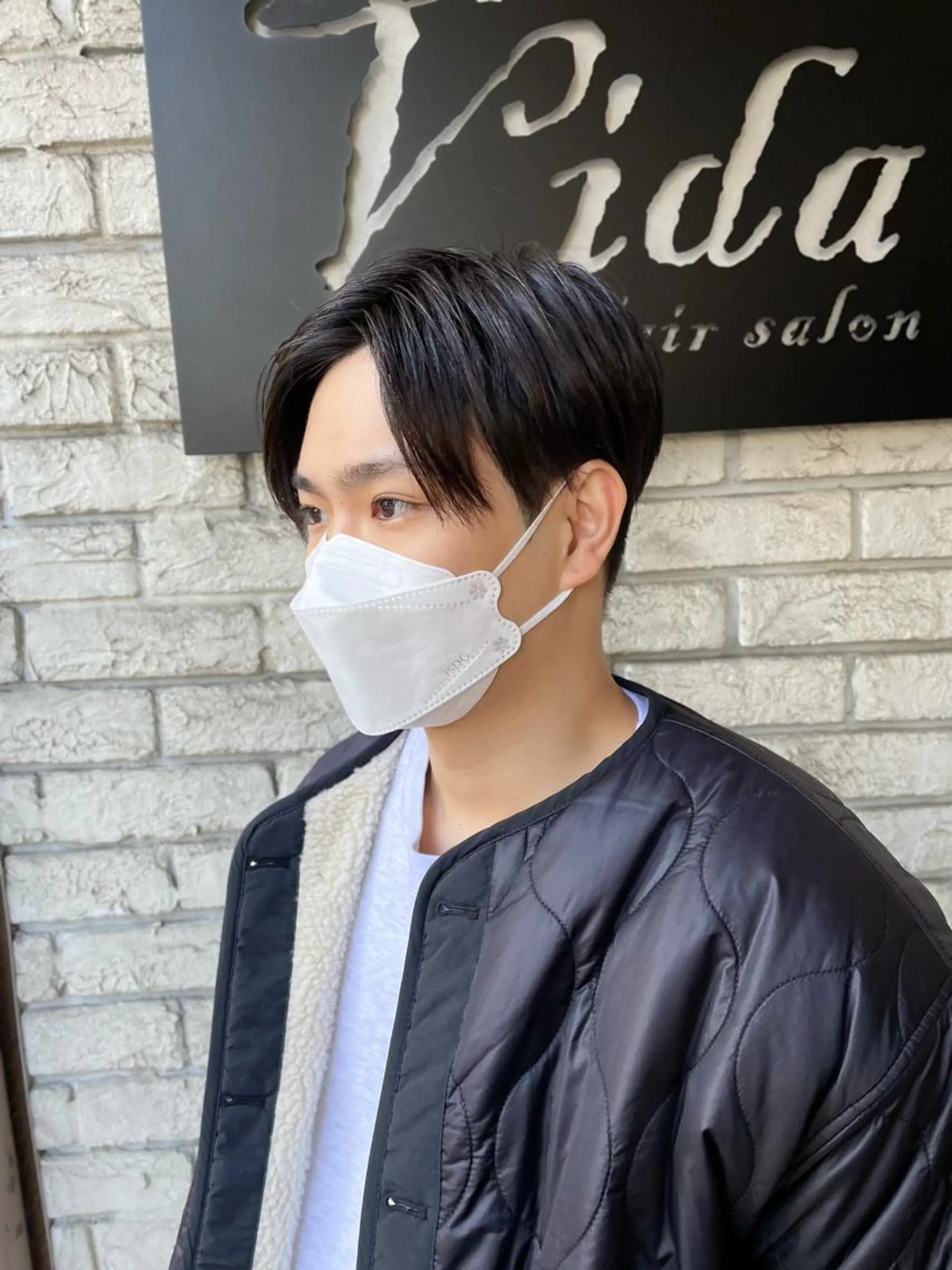 メンズ センターパート 工藤 綾華のヘアスタイル