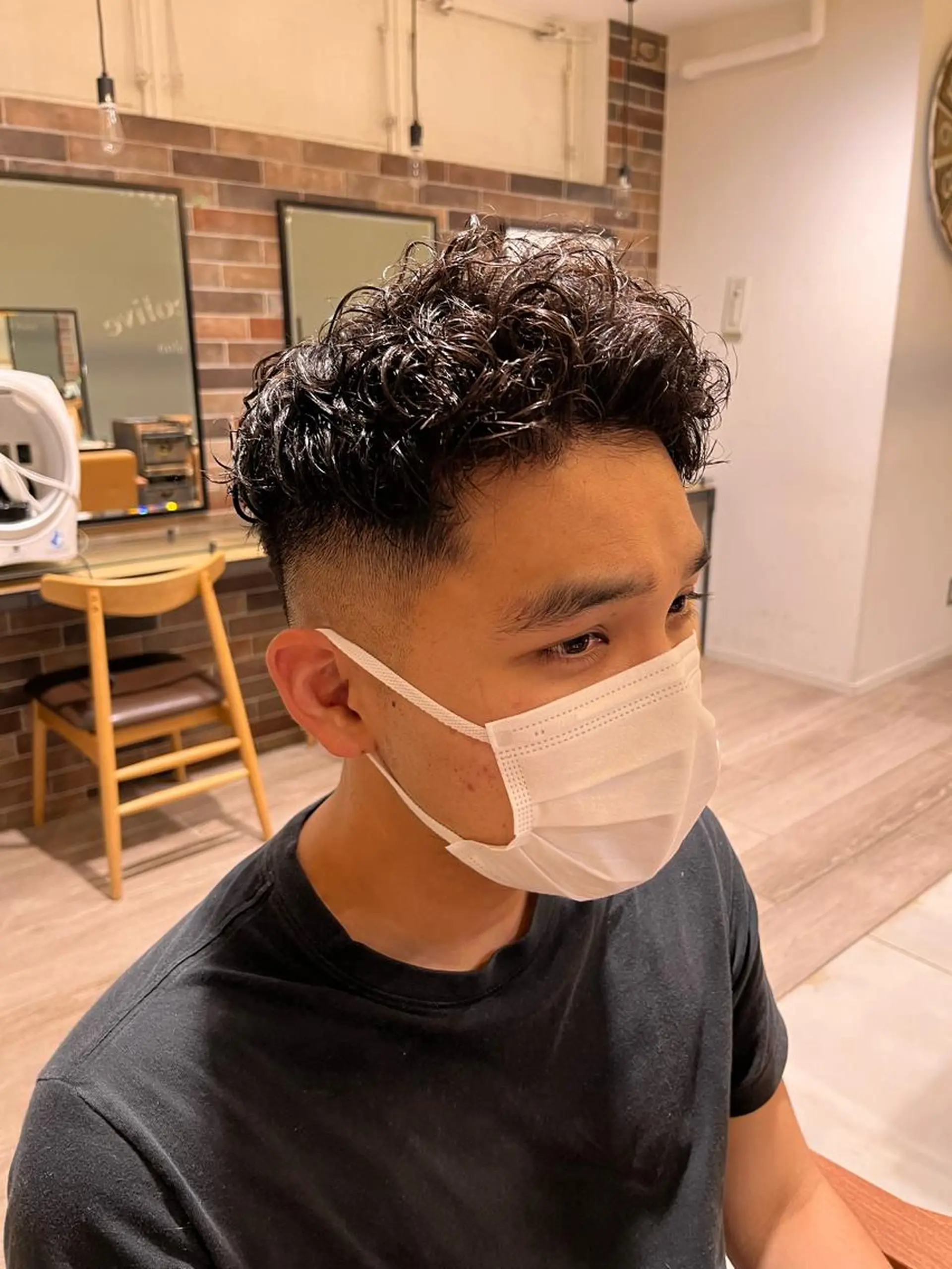 メンズ カット パーマ tata所属・メンズカット/ 外国人風/小嶺佑介のヘアスタイル