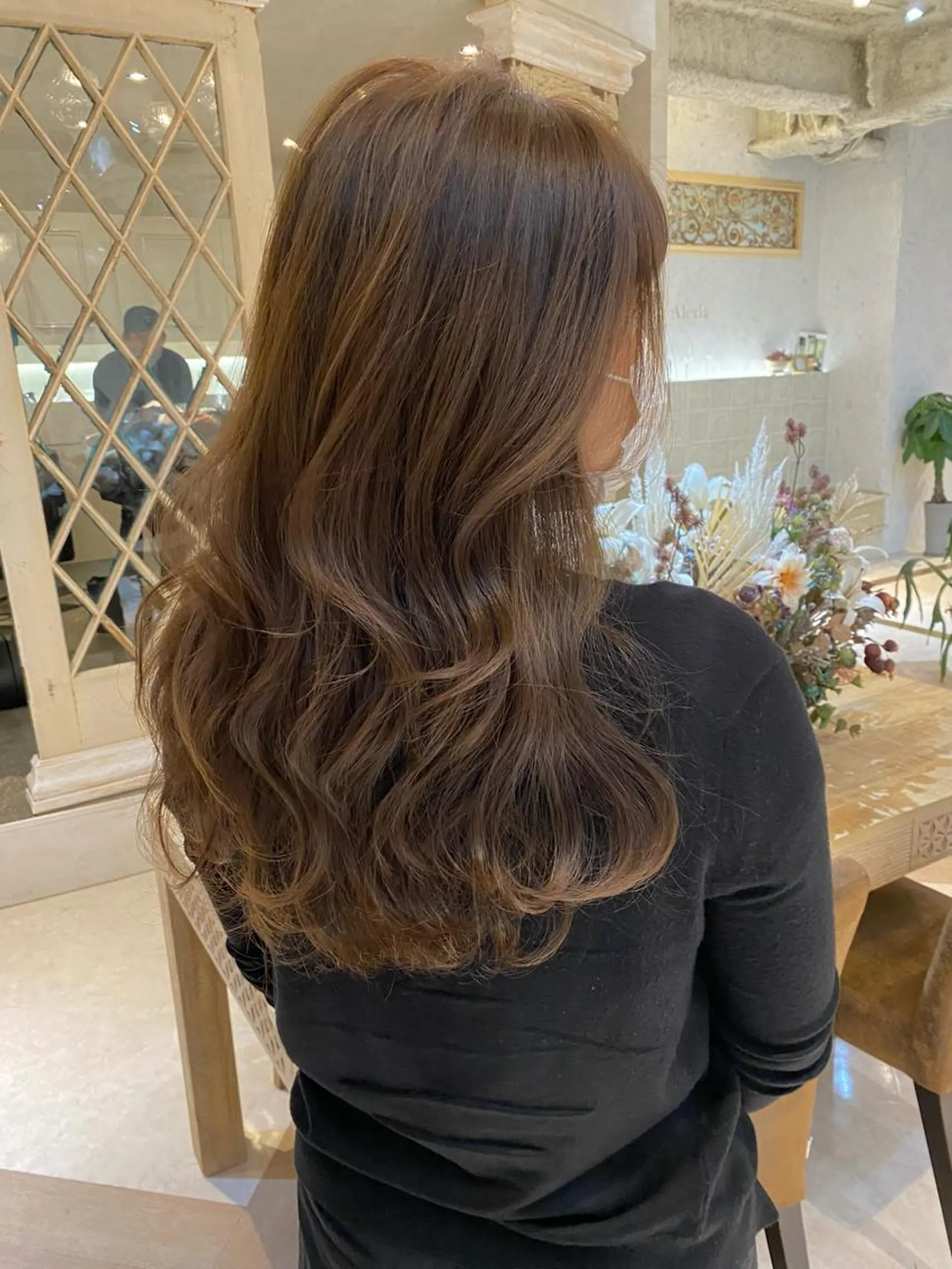 カラー 艶カラー/ボブ /似合わせ/田口愛那のヘアスタイル