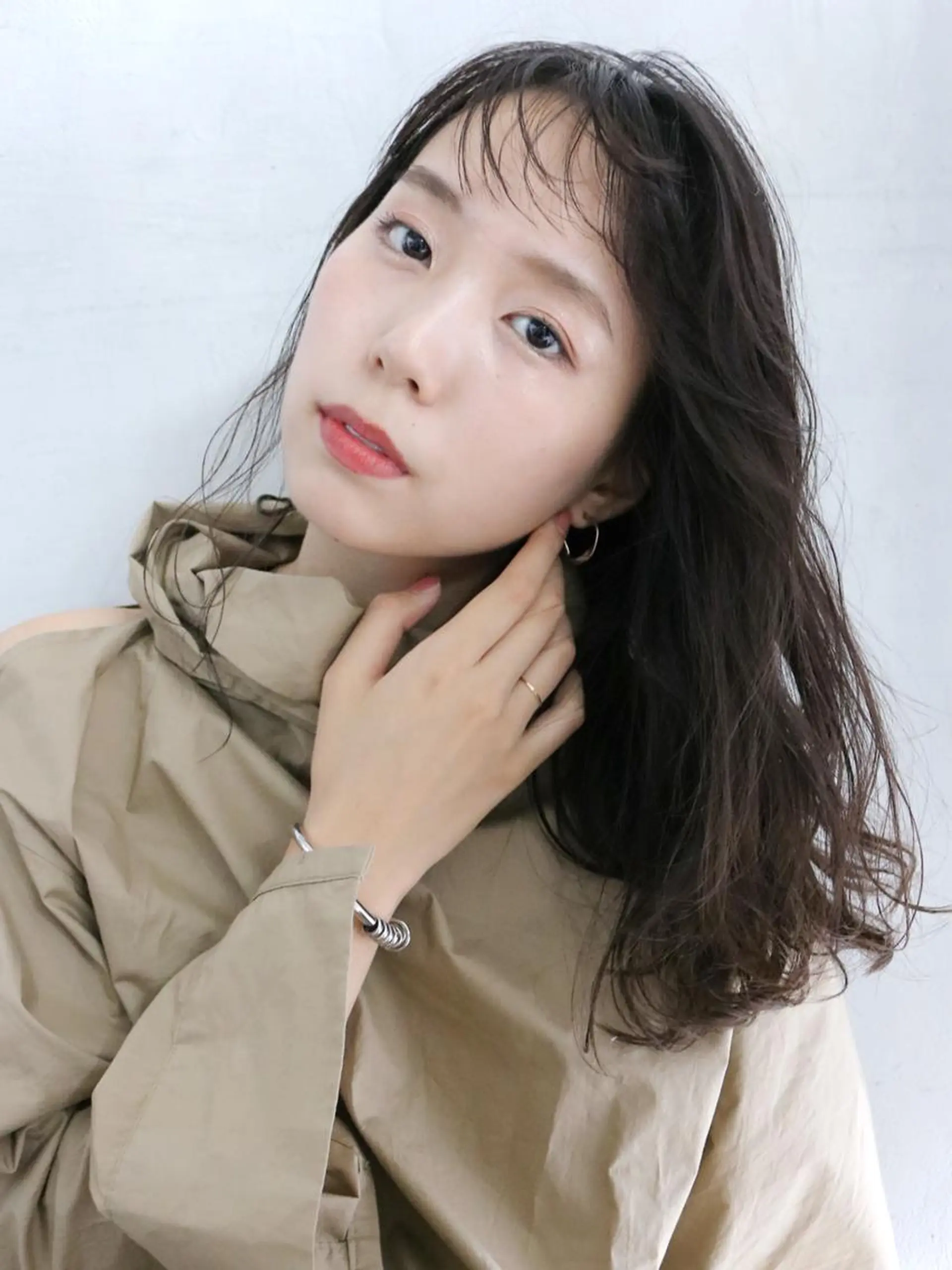 ミディアム カラー パーマ ヘアアレンジ ITbyALBUM 中野店のヘアスタイル