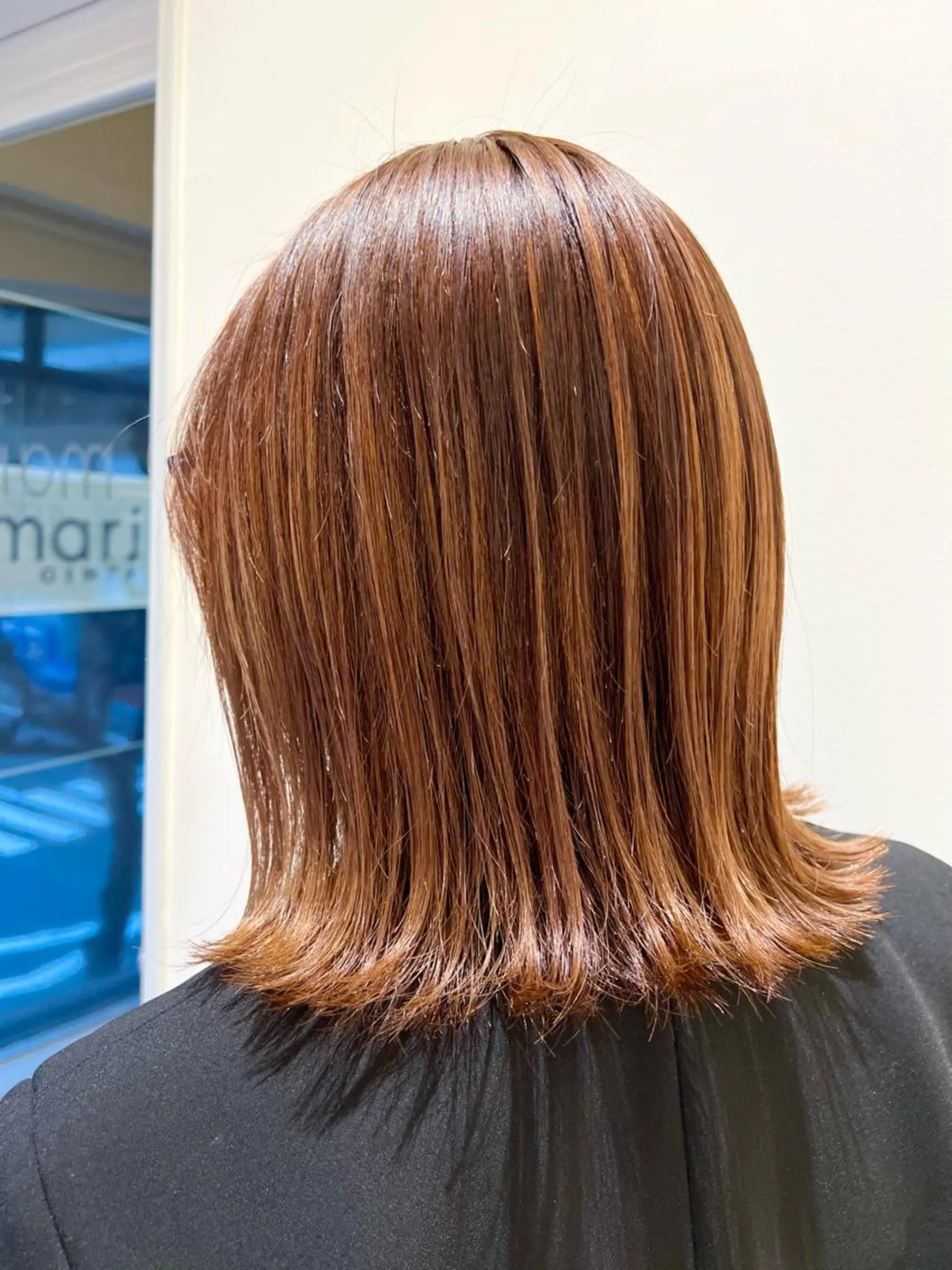 ミディアム カラー ヘアアレンジ 韓国レイヤー🖤🤍 /うえのゆずのヘアスタイル