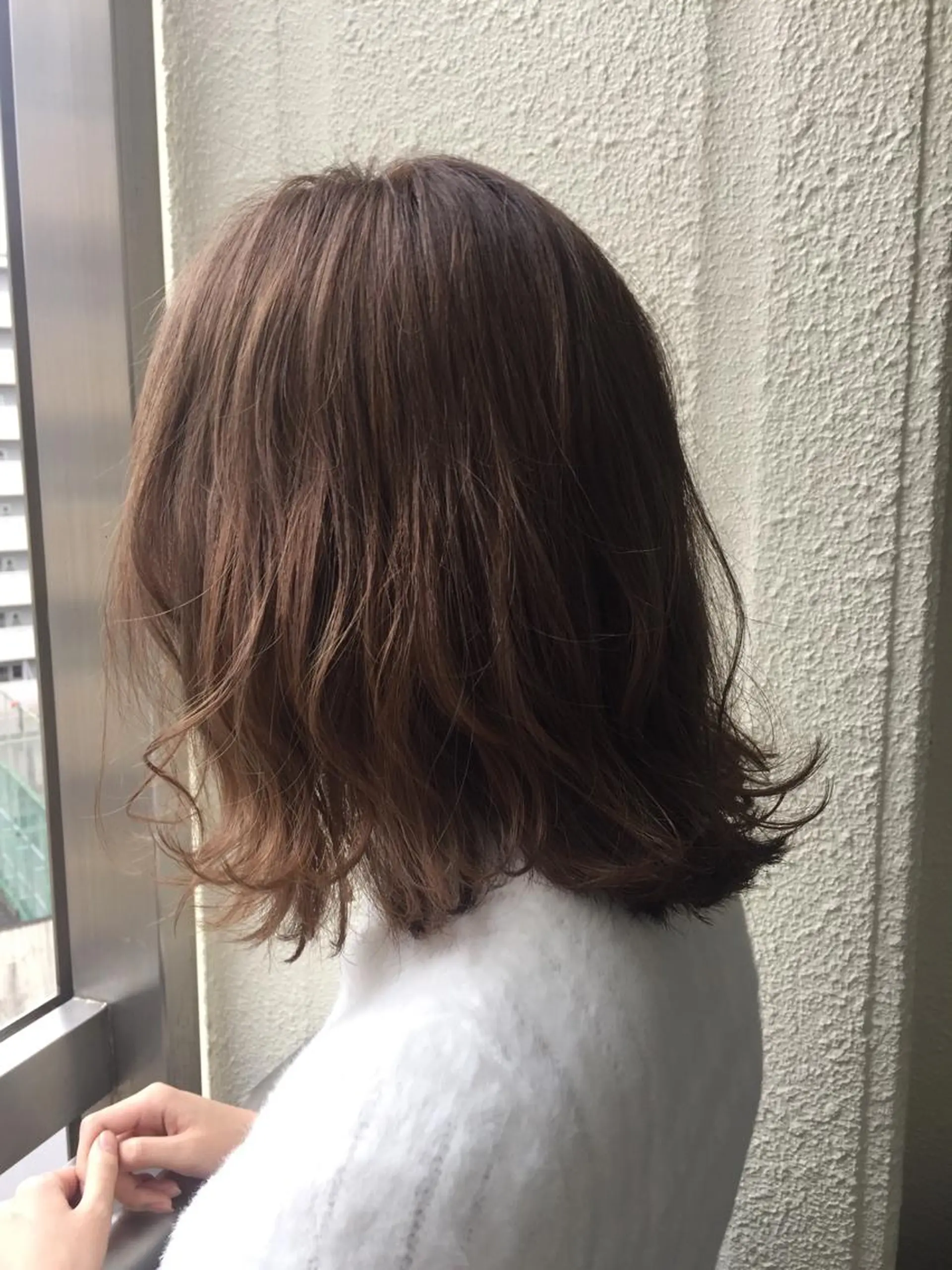 ミディアム カラー パーマ 💘透明感カラー💘 沖本 将宏のヘアスタイル