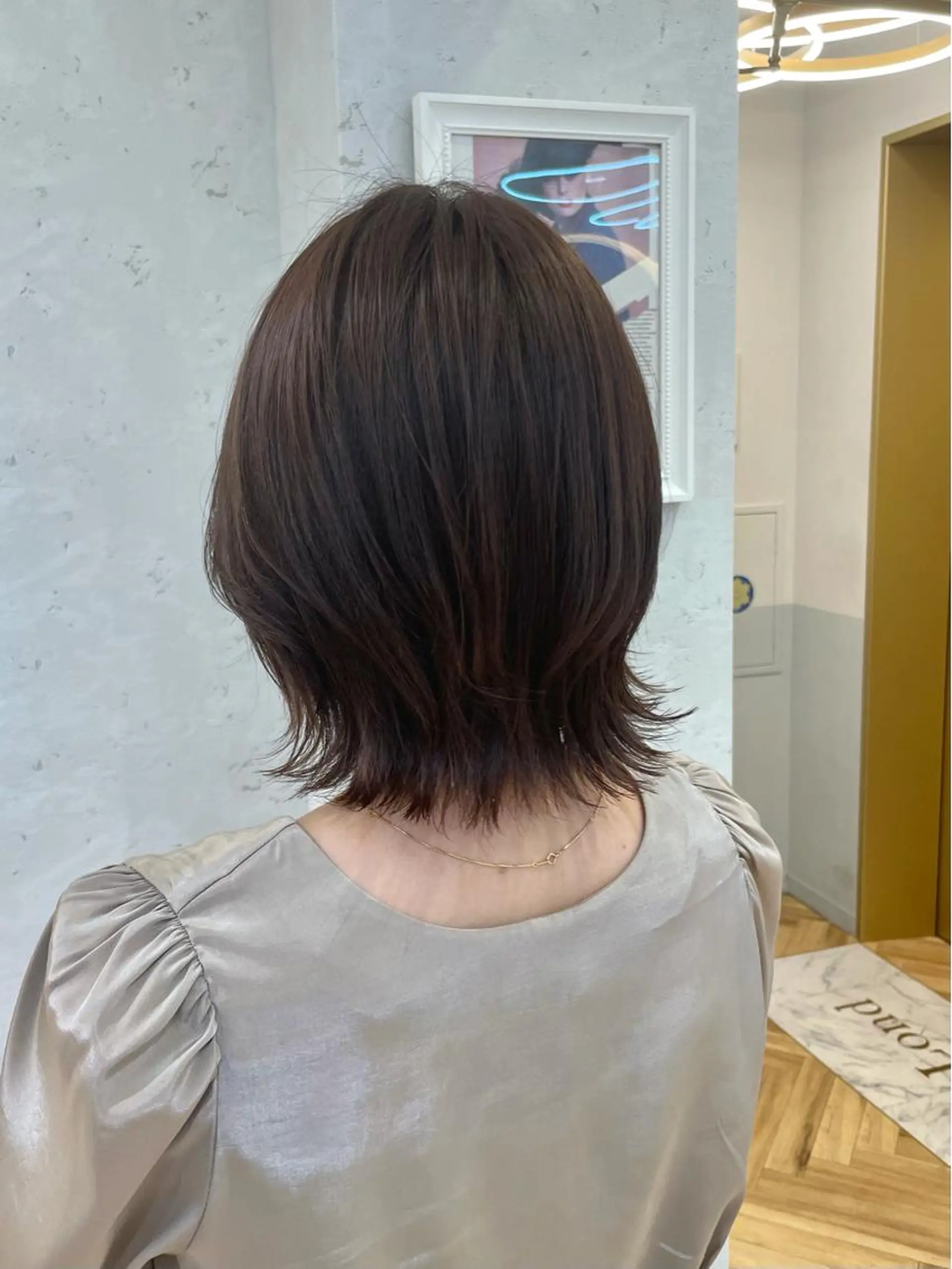 ショート ボブ 外ハネヘア 産休中2026.4月 復帰予定/野崎華代のヘアスタイル