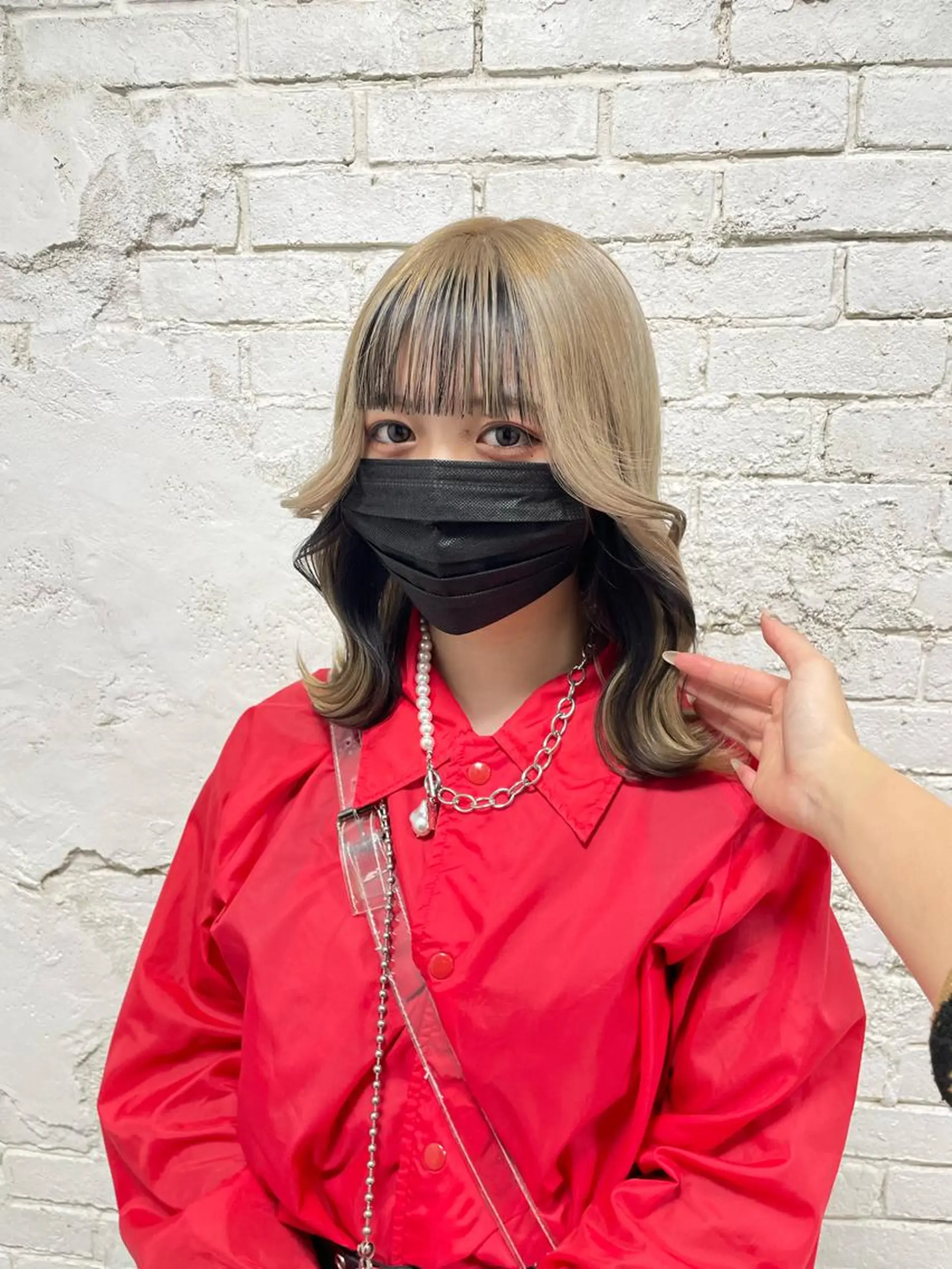 セミロング カラー ブリーチ ケアブリーチ ヘアカラー 大阪韓国ヘア 🦋RINKAのヘアスタイル