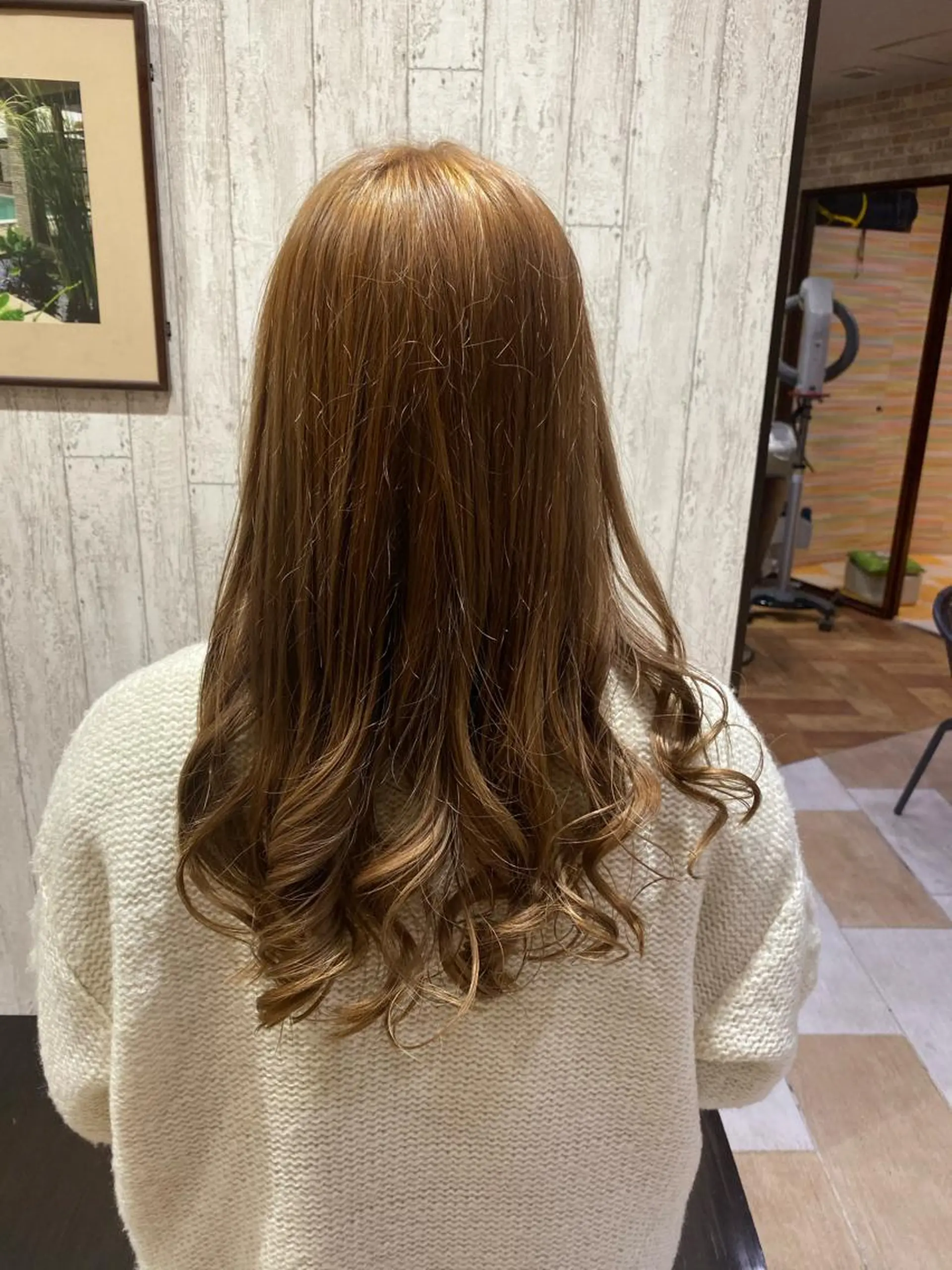 ロング カラー ヘアカラー トリートメント 🦋店長🦋 ほんさわ みずきのヘアスタイル