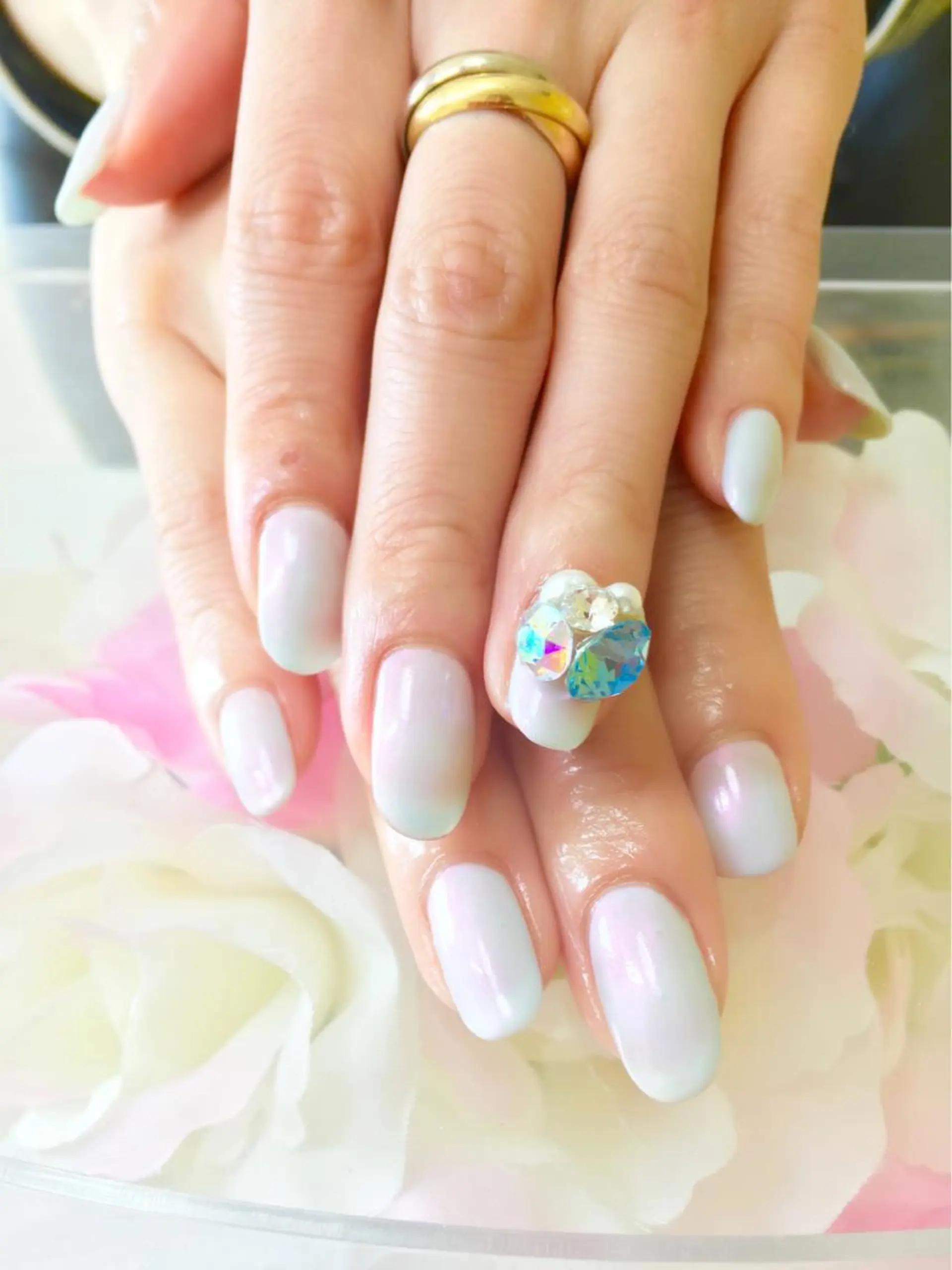 ネイル ワンカラーネイル clover nailのネイルデザイン