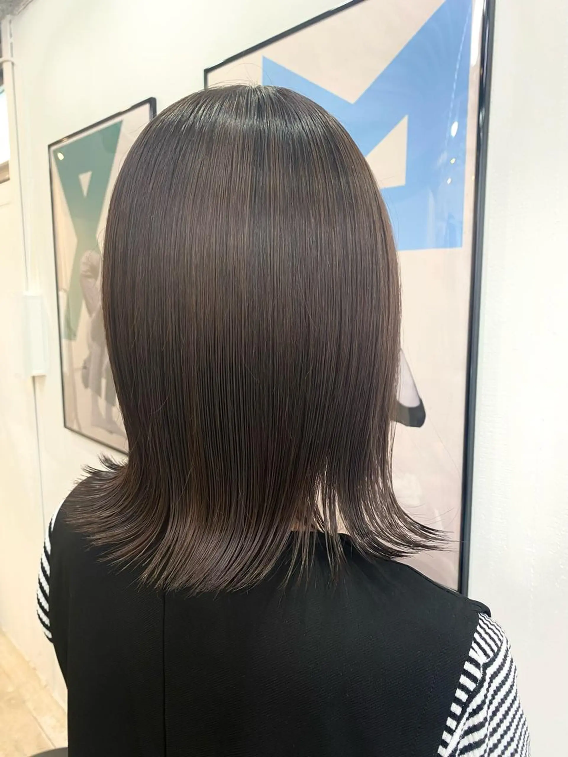 ミディアム カラー アッシュ 暖色カラー/天神/ ヘイマサクラのヘアスタイル