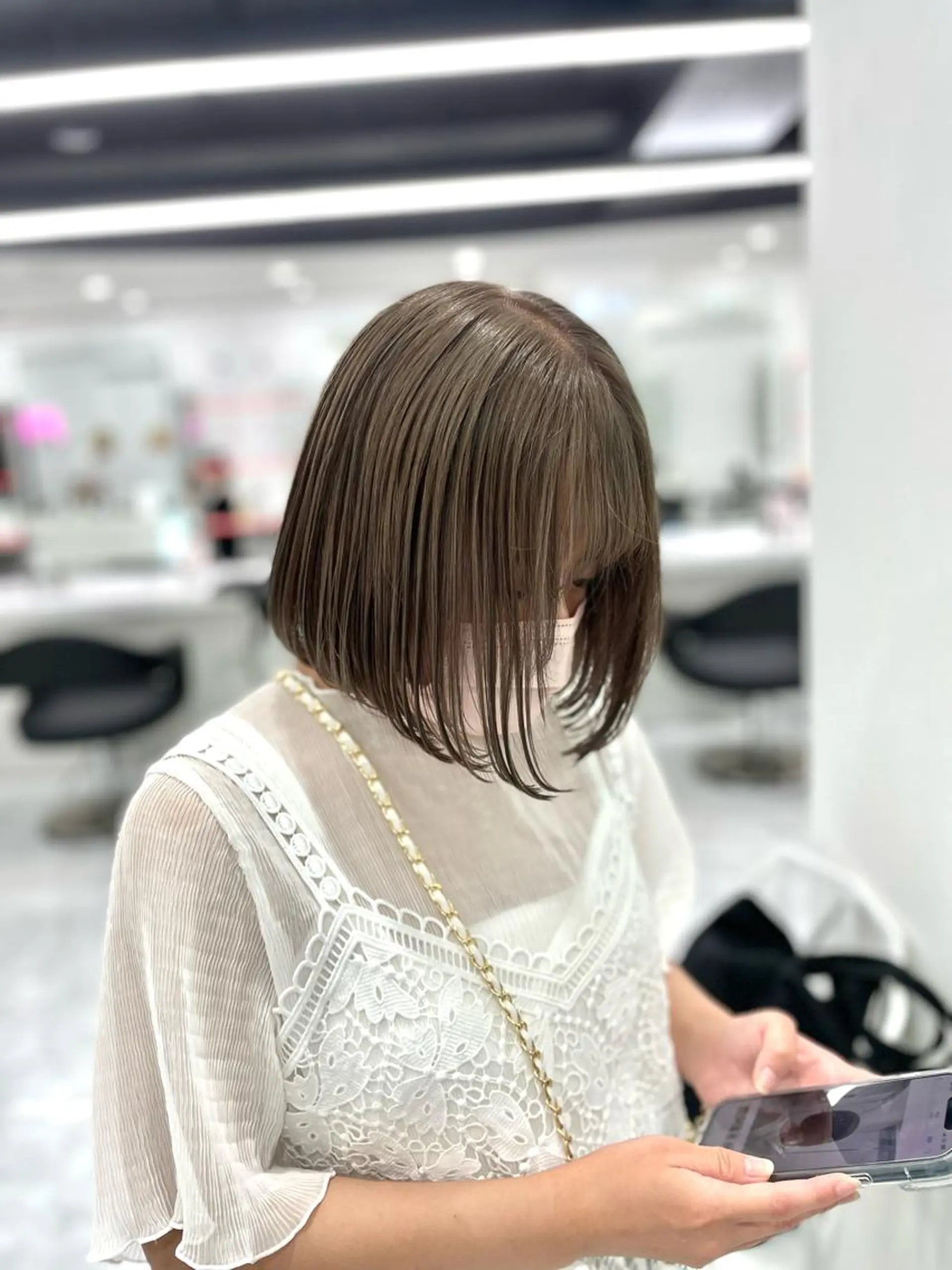 ミディアム 💍大人デザイン /ハイトーン♡リクトのヘアスタイル