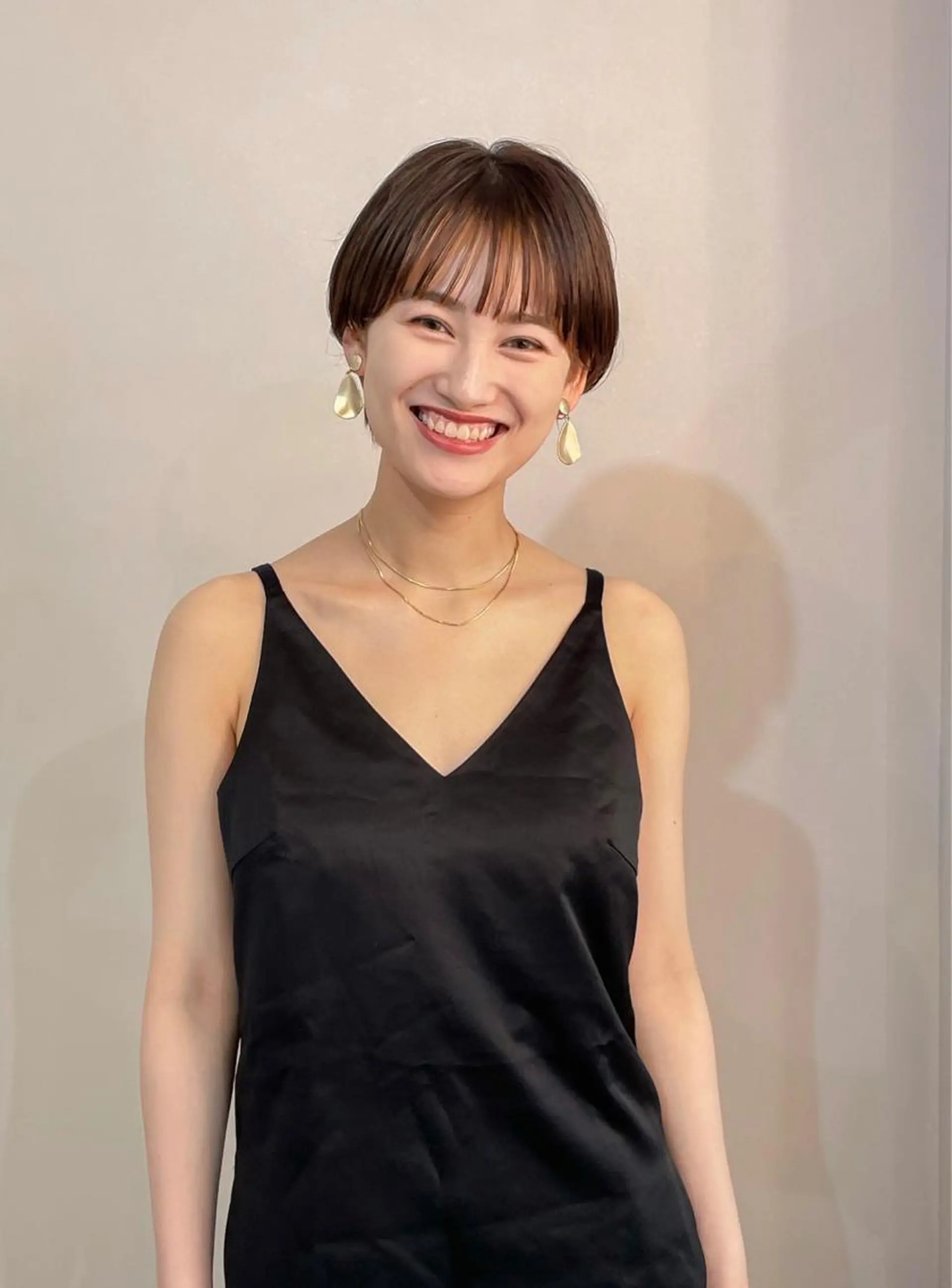 ショート カラー ショートヘア レイヤーパーマ＊ 顔まわり似合わせのヘアスタイル