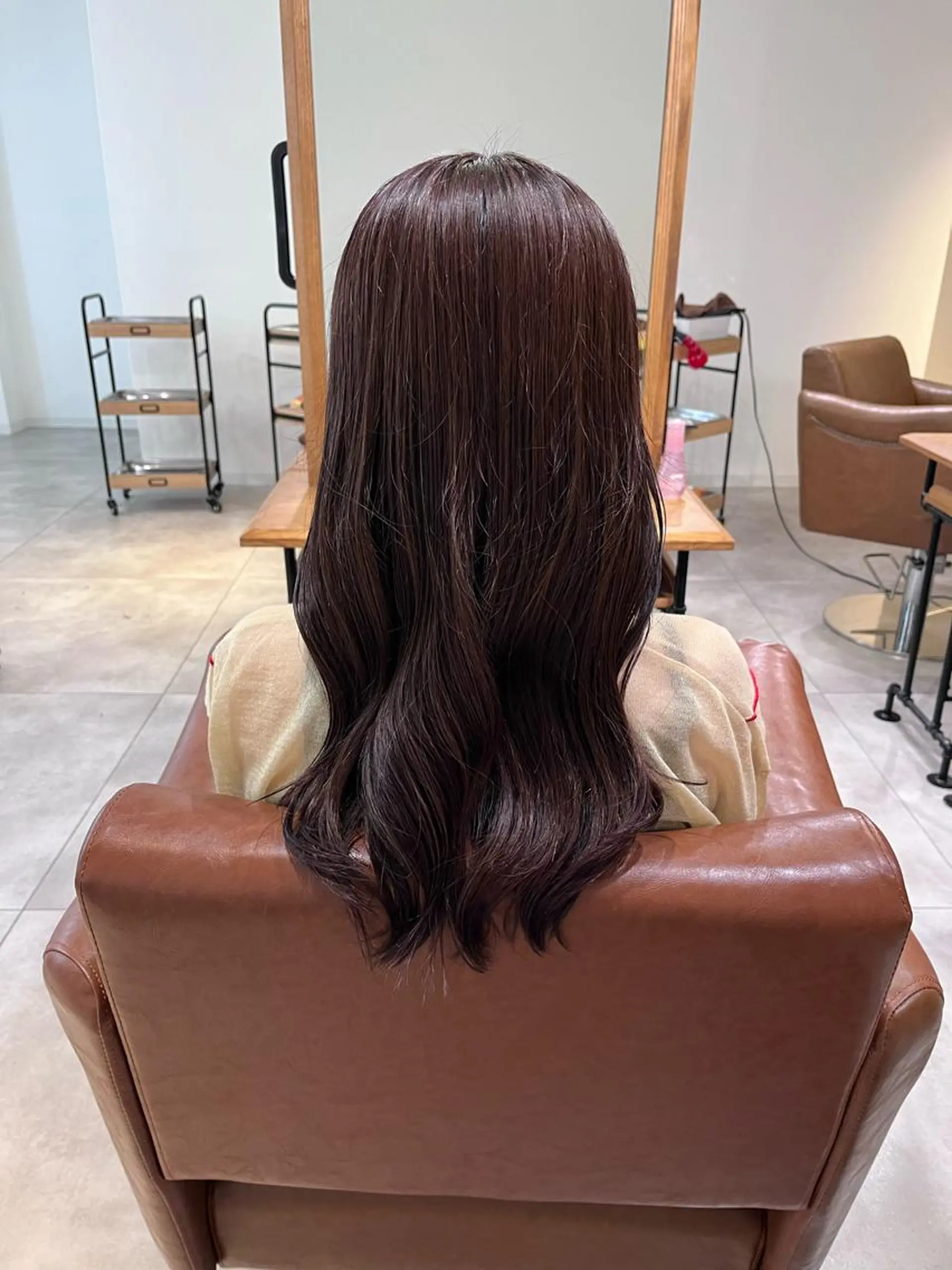 ロング カラー アッシュ バレイヤージュ ベージュカラー ブリーチ ブラウンカラー 🌼あんなtrend color🌼のヘアスタイル