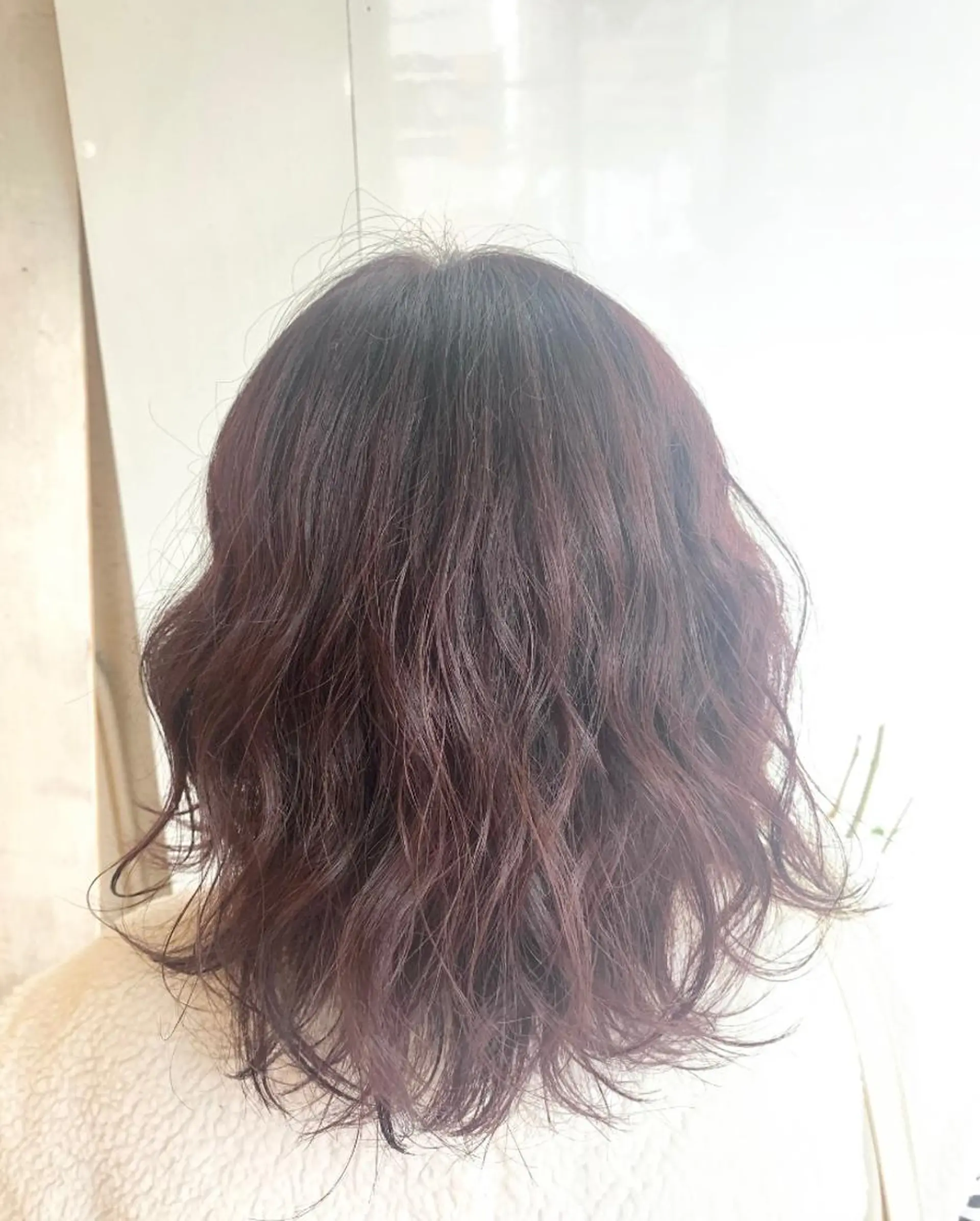 ミディアム ヘアカラー ゆうき あすかのヘアスタイル