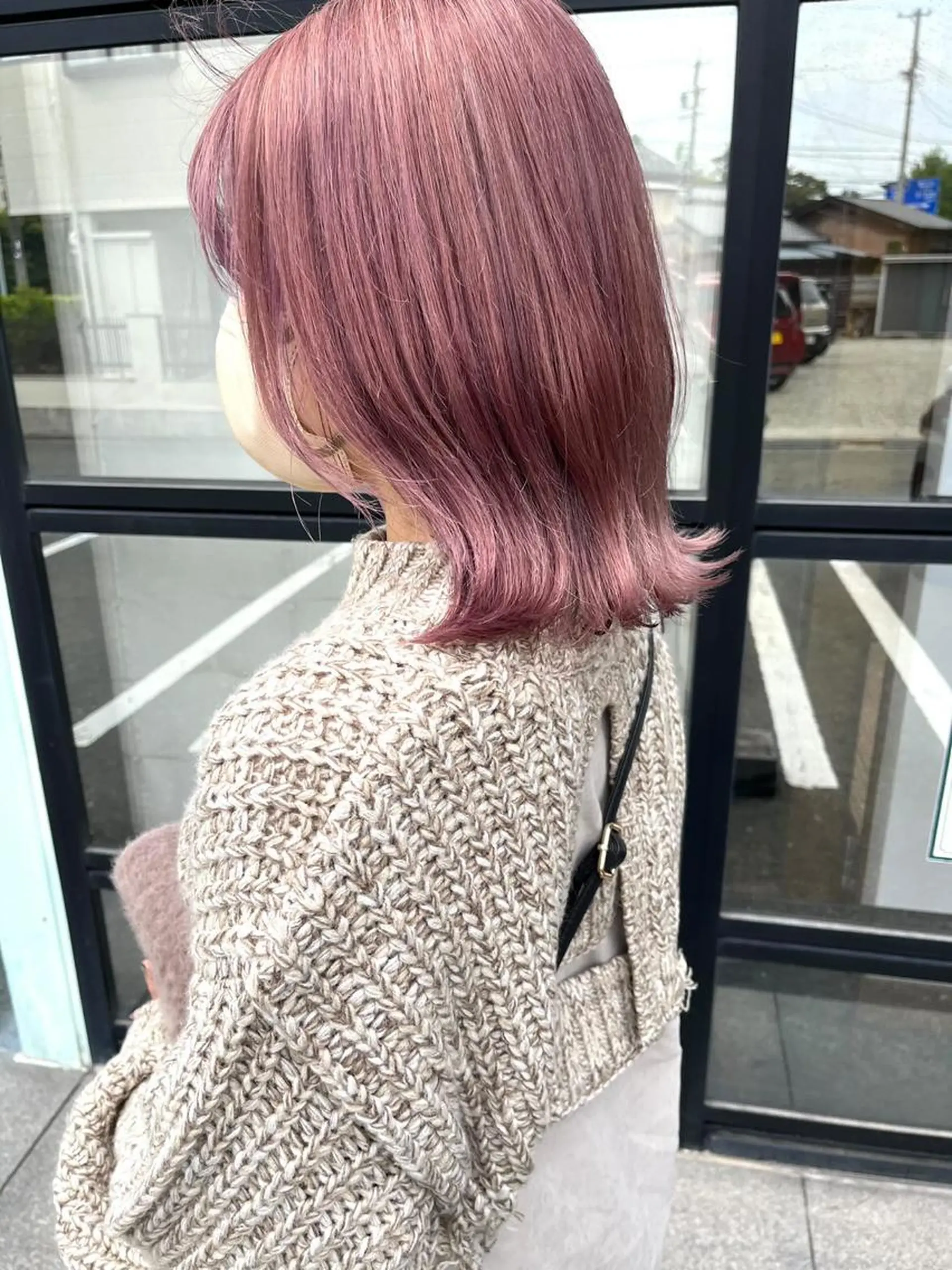 ミディアム カラー バレイヤージュ ブリーチ ケアブリーチ 透明感カラー デザインカラー 💙ルル💙 ハイトーン/レイヤーのヘアスタイル