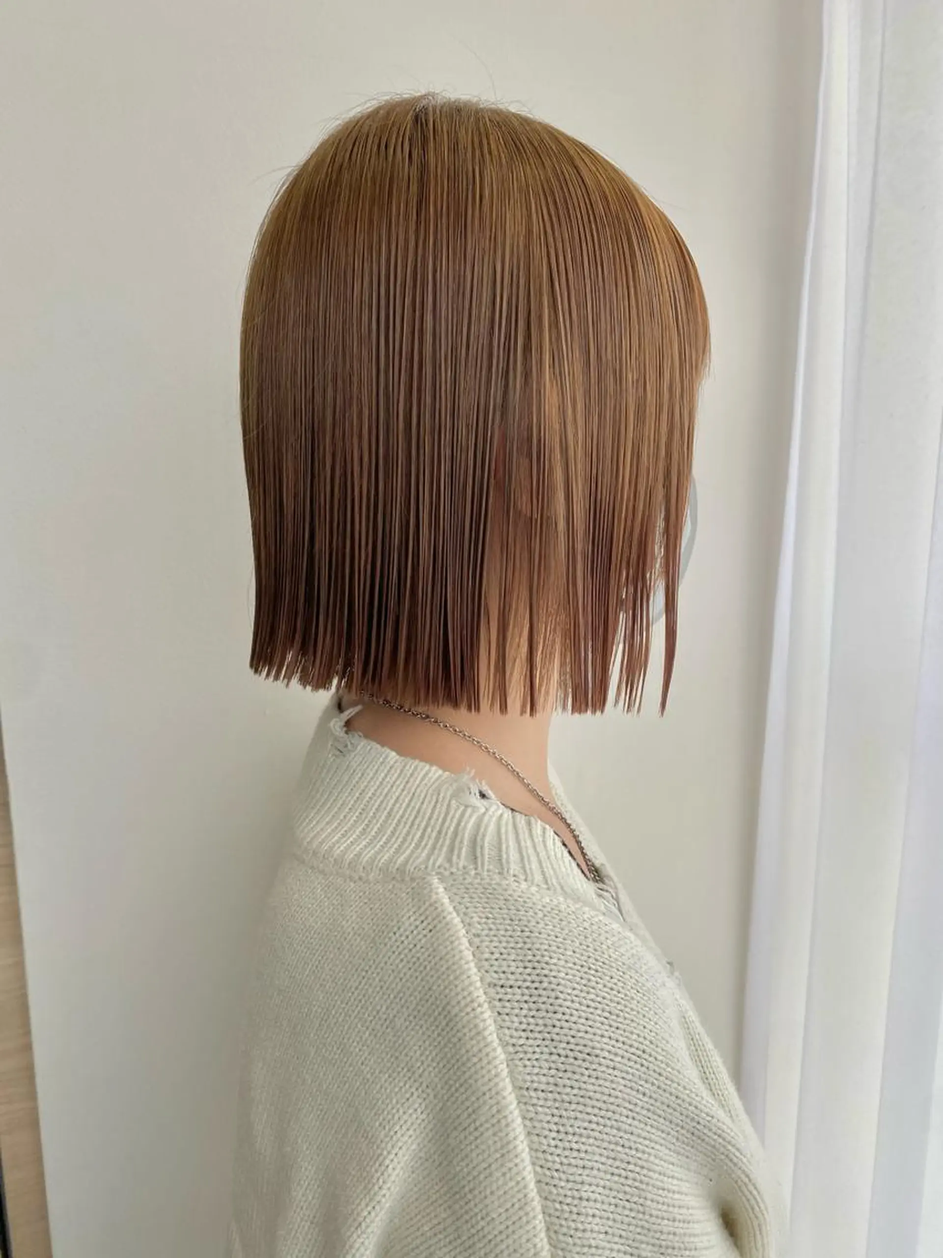 ショート ボブ カット ヘアカラー トリートメント CHAINON 木原崇了のヘアスタイル