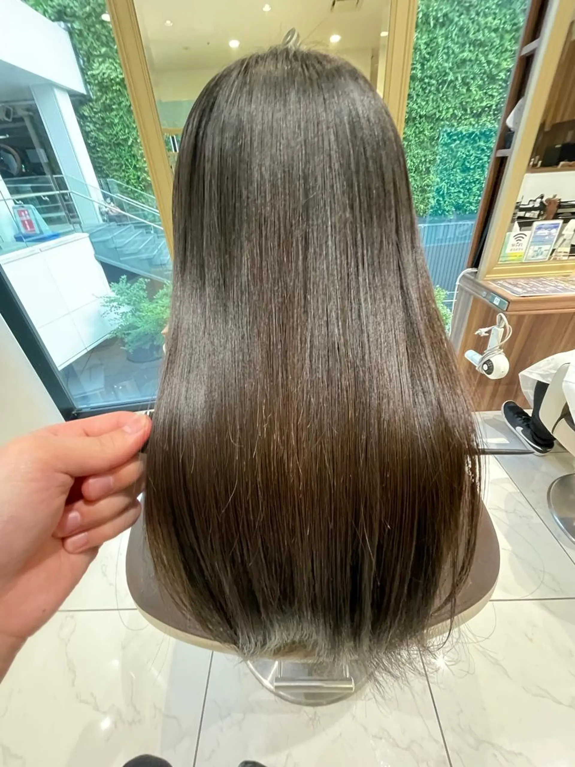 ロング カット 縮毛矯正 トリートメント Ash川越店/ 米川 武志のヘアスタイル