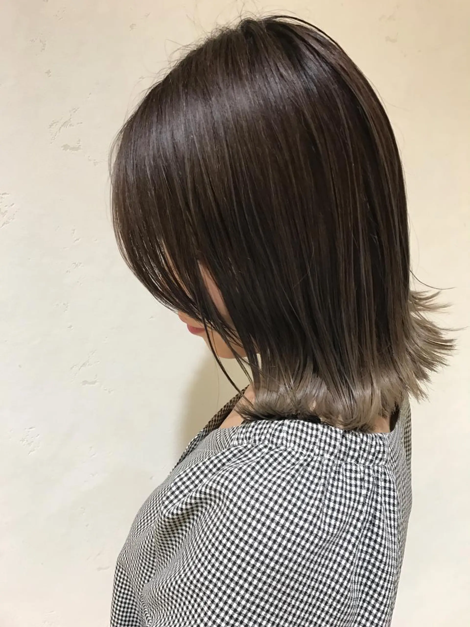 ミディアム カラー 💎髪質改善/縮毛 💎メンズカット石尾のヘアスタイル