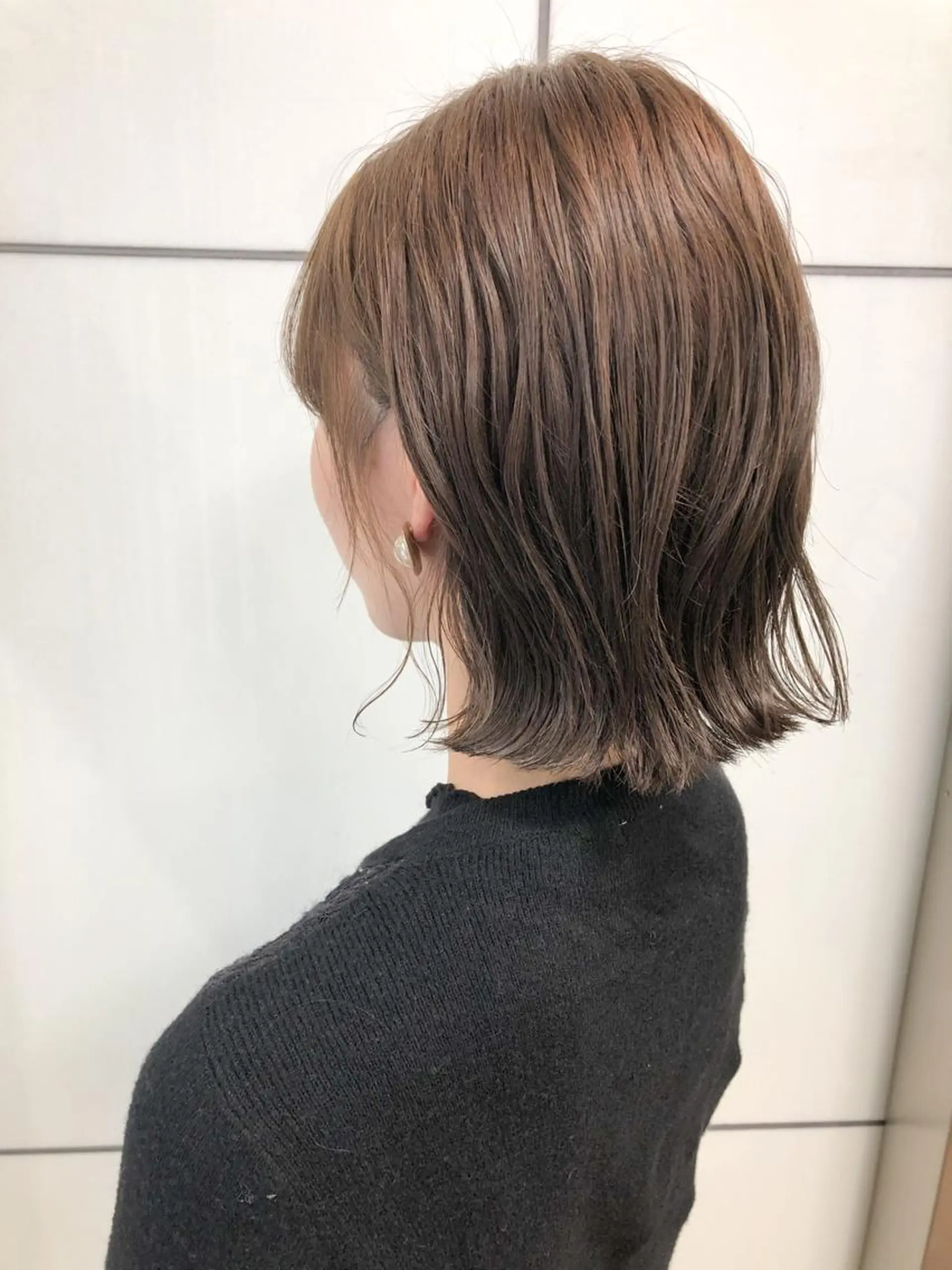 ミディアム カット ヘアカラー トリートメント シンタニナオト /梅田茶屋町のヘアスタイル