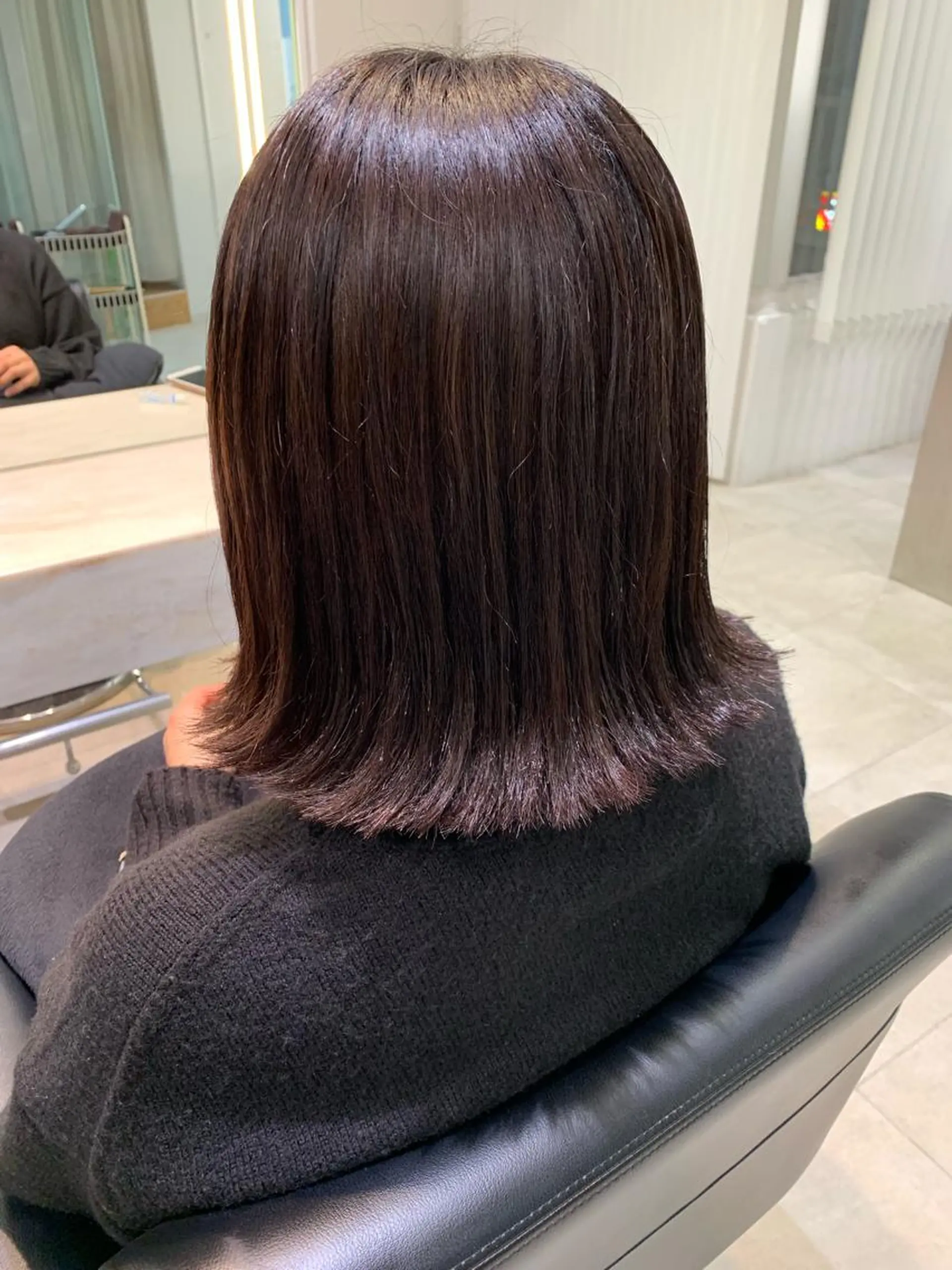 ミディアム ヘアアレンジ 🫧透明感カラー/ ボブ/小笠原汐海🪽のヘアスタイル