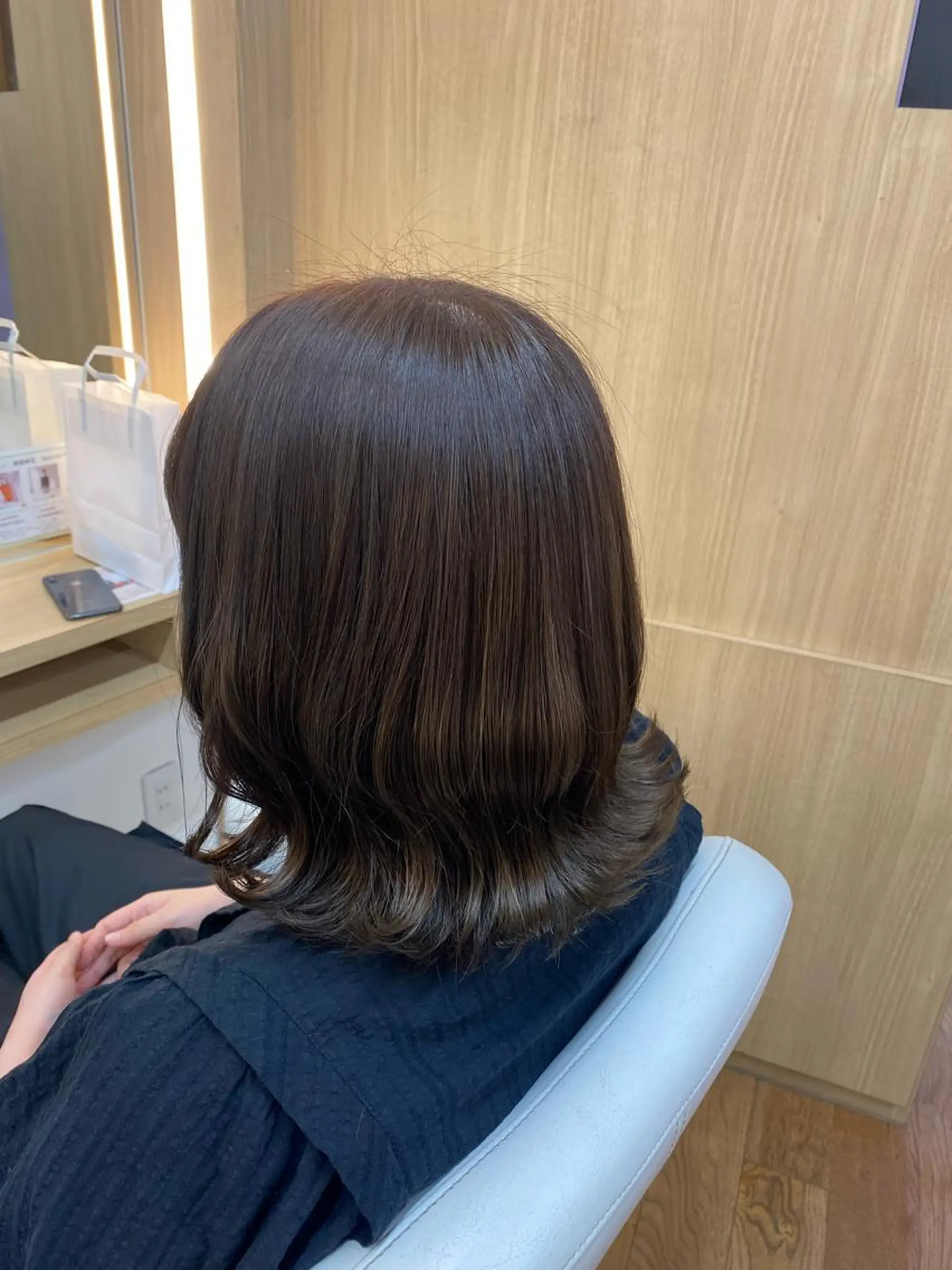 ミディアム カラー ヘアアレンジ 韓国ヘア sasugaのヘアスタイル