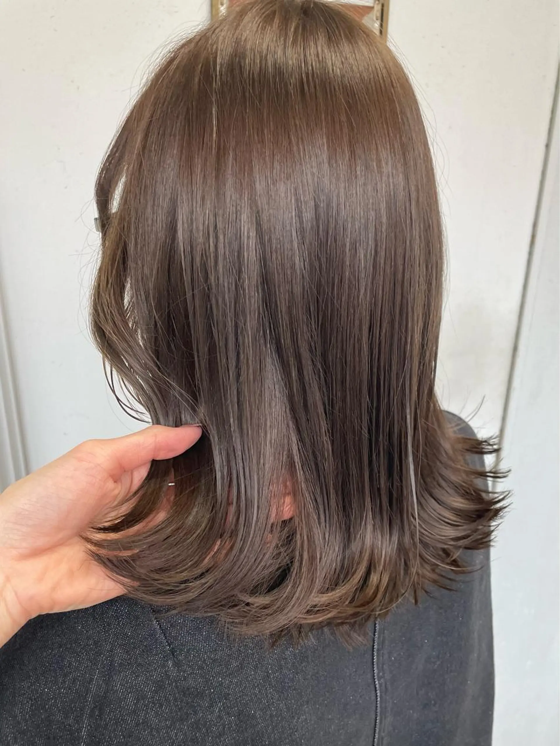 ミディアム カラー ヘアアレンジ カット ヘアカラー トリートメント maoブリーチ無し 似合わせカラーのヘアスタイル