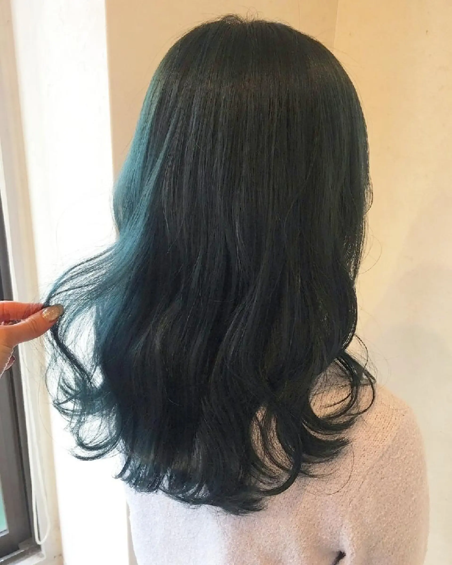 ロング カラー JIL BLAN 京都所属・RU RIのヘアスタイル