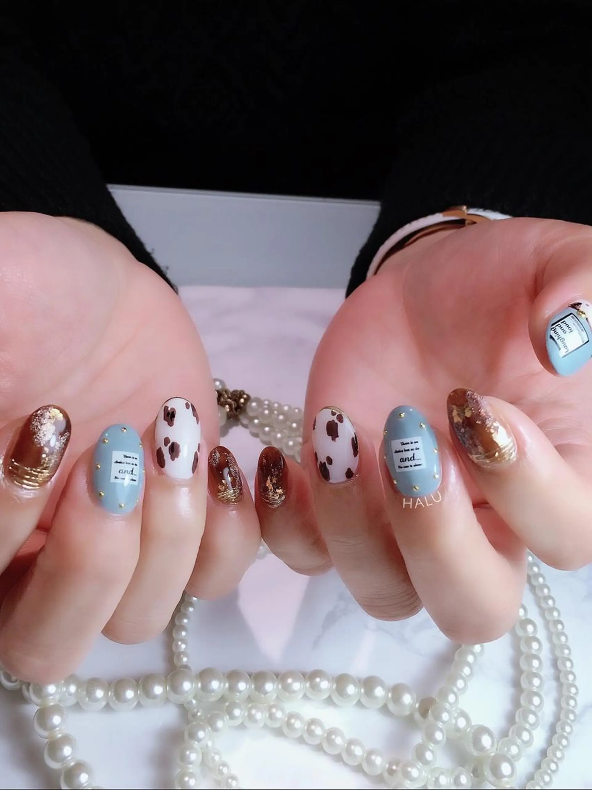 ネイル キラキラネイル HALU ハルのネイルデザイン