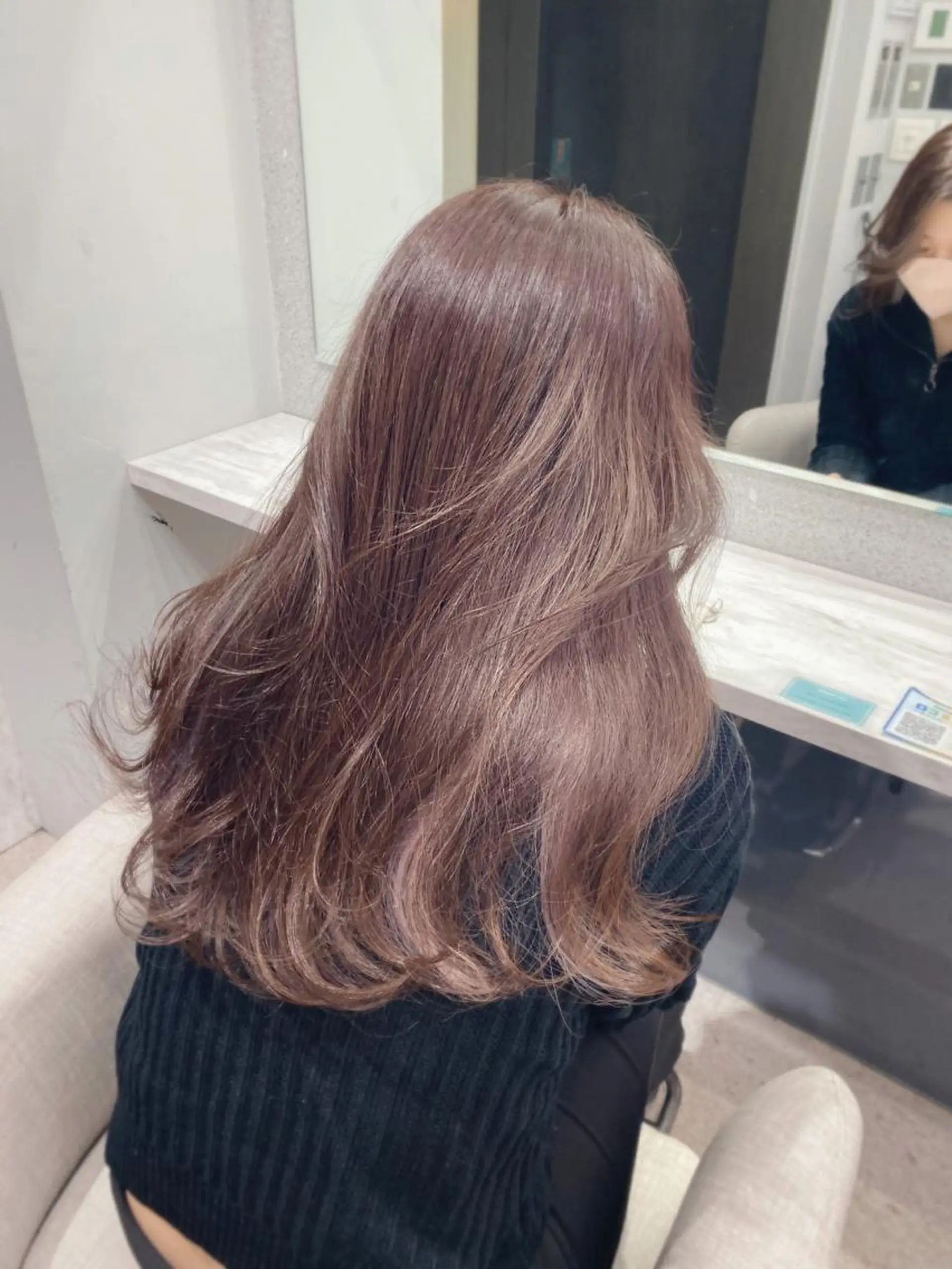 ロング 京都レイヤーカット/ 縮毛矯正/羽柴りくのヘアスタイル
