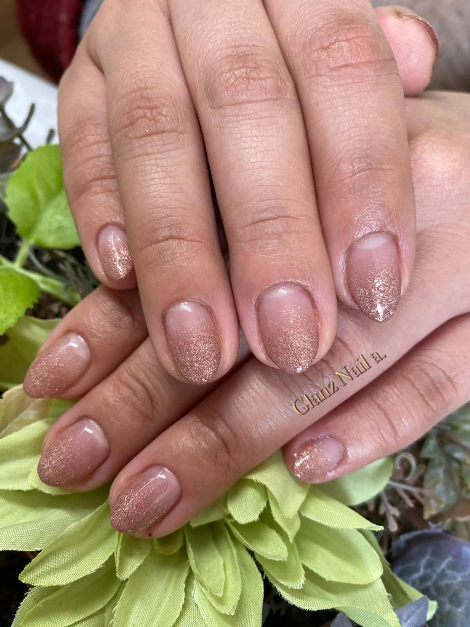 ネイル ジェルネイル オフィスネイル Glanz  Nail aのネイルデザイン