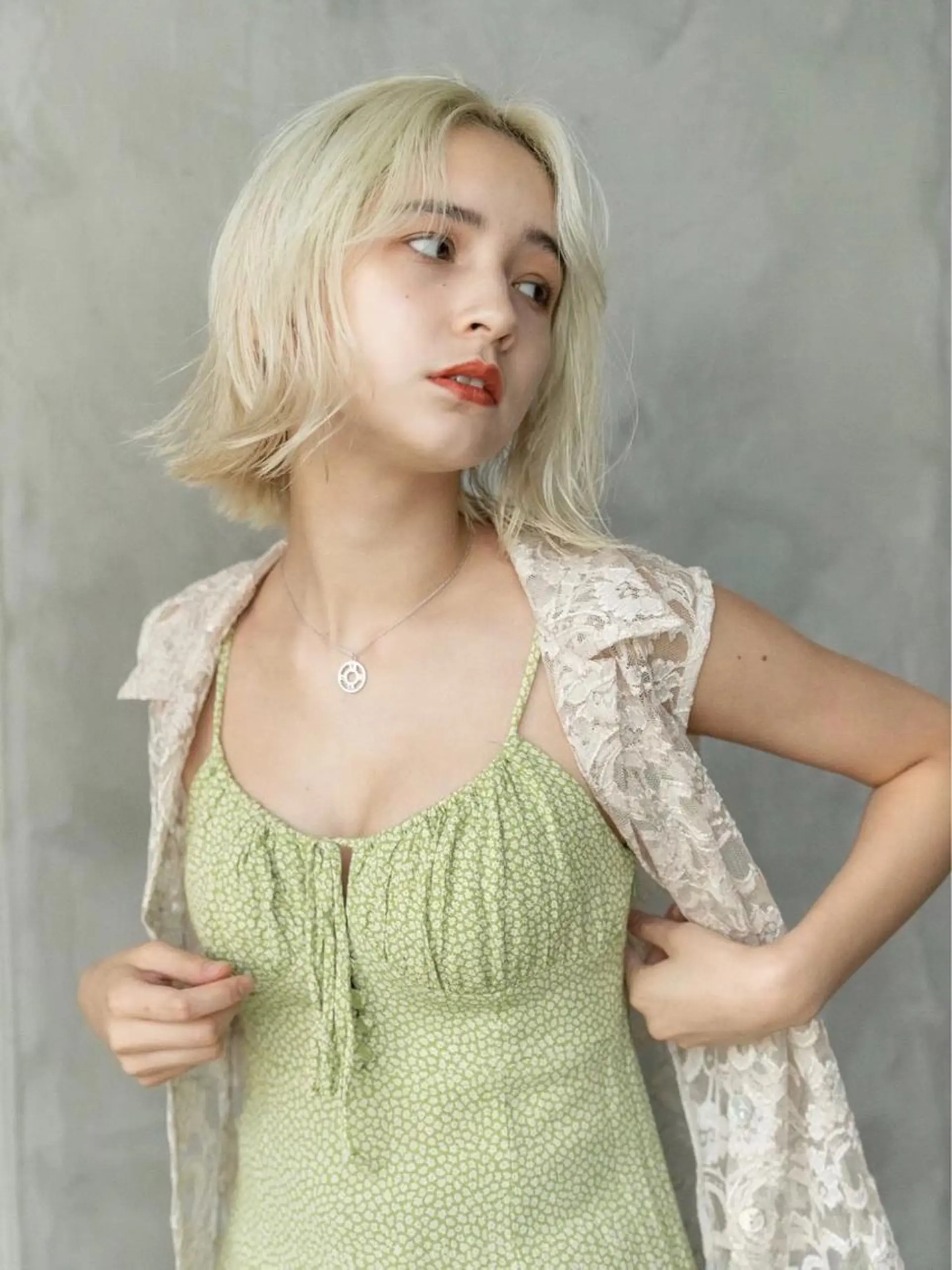 ミディアム カラー 韓国レイヤー🇰🇷 韓国研修◎渋谷カイトのヘアスタイル