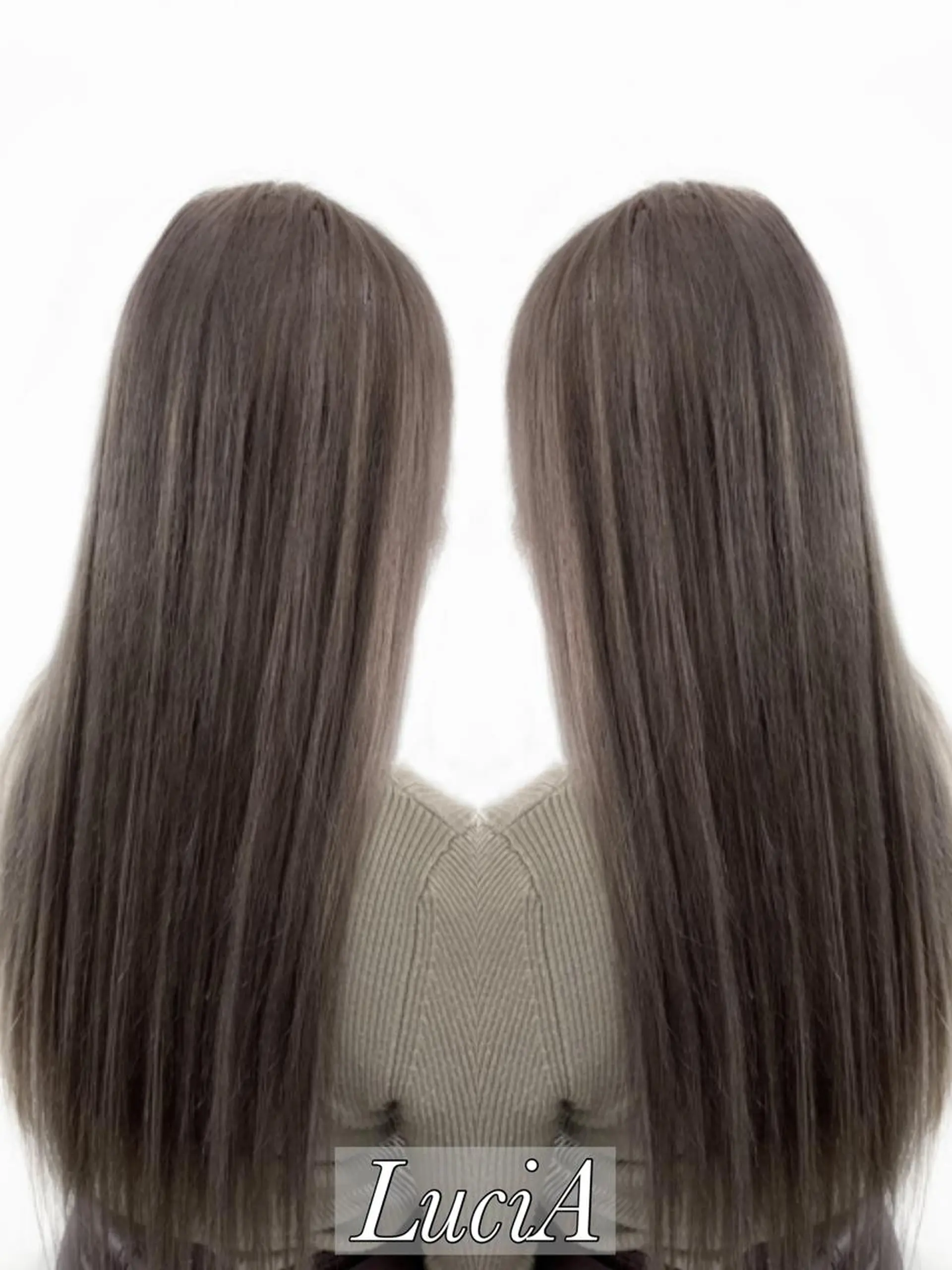 ロング カラー ヘアアレンジ ブリーチ ケアブリーチ ダブルカラー グラデーションカラー イルミナカラー LuciA/エクステ カラーのヘアスタイル