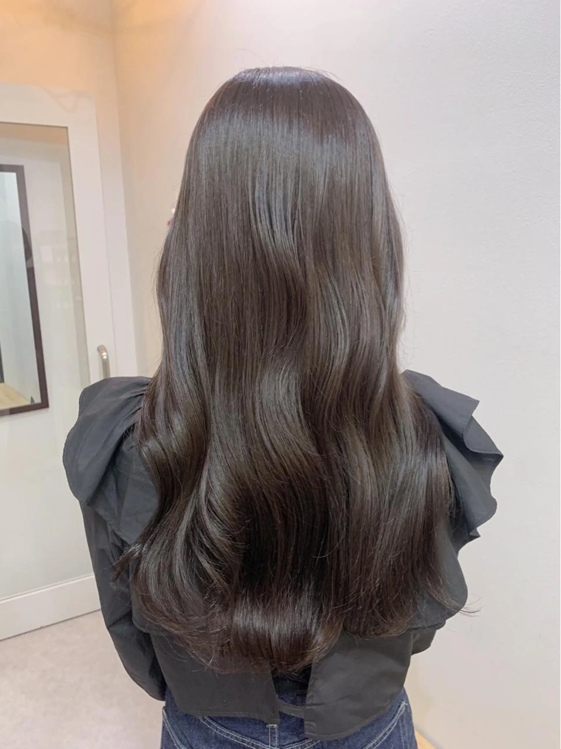 ロング 髪質改善 縮毛矯正 トリートメント カット ヘアカラー トリートメント SALOWIN 銀座一丁目店所属・髪質改善/縮毛矯正 🎀小林 唯 🎀のヘアスタイル