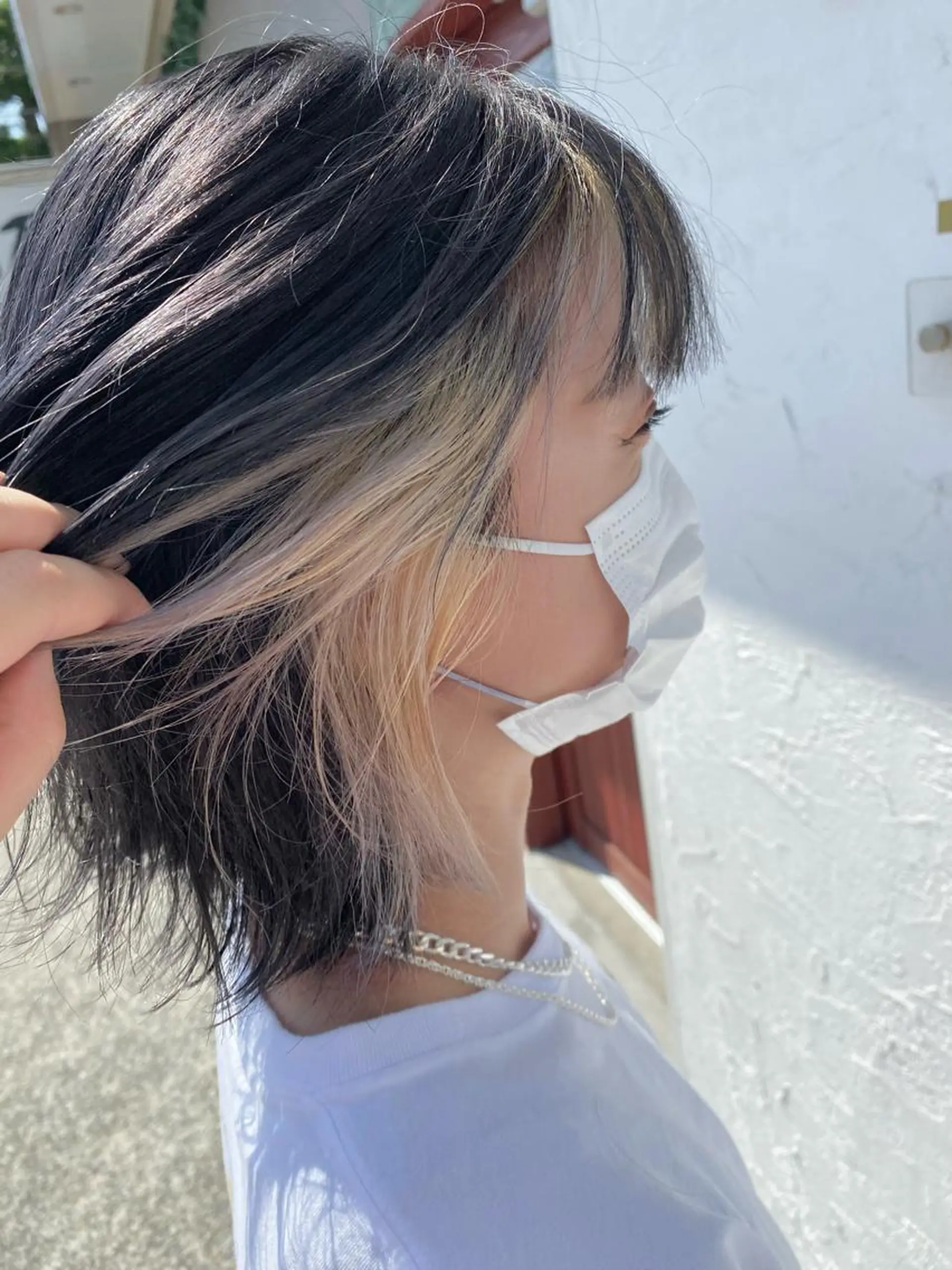 ミディアム カラー ヘアアレンジ Design Color🐰アユミのヘアスタイル