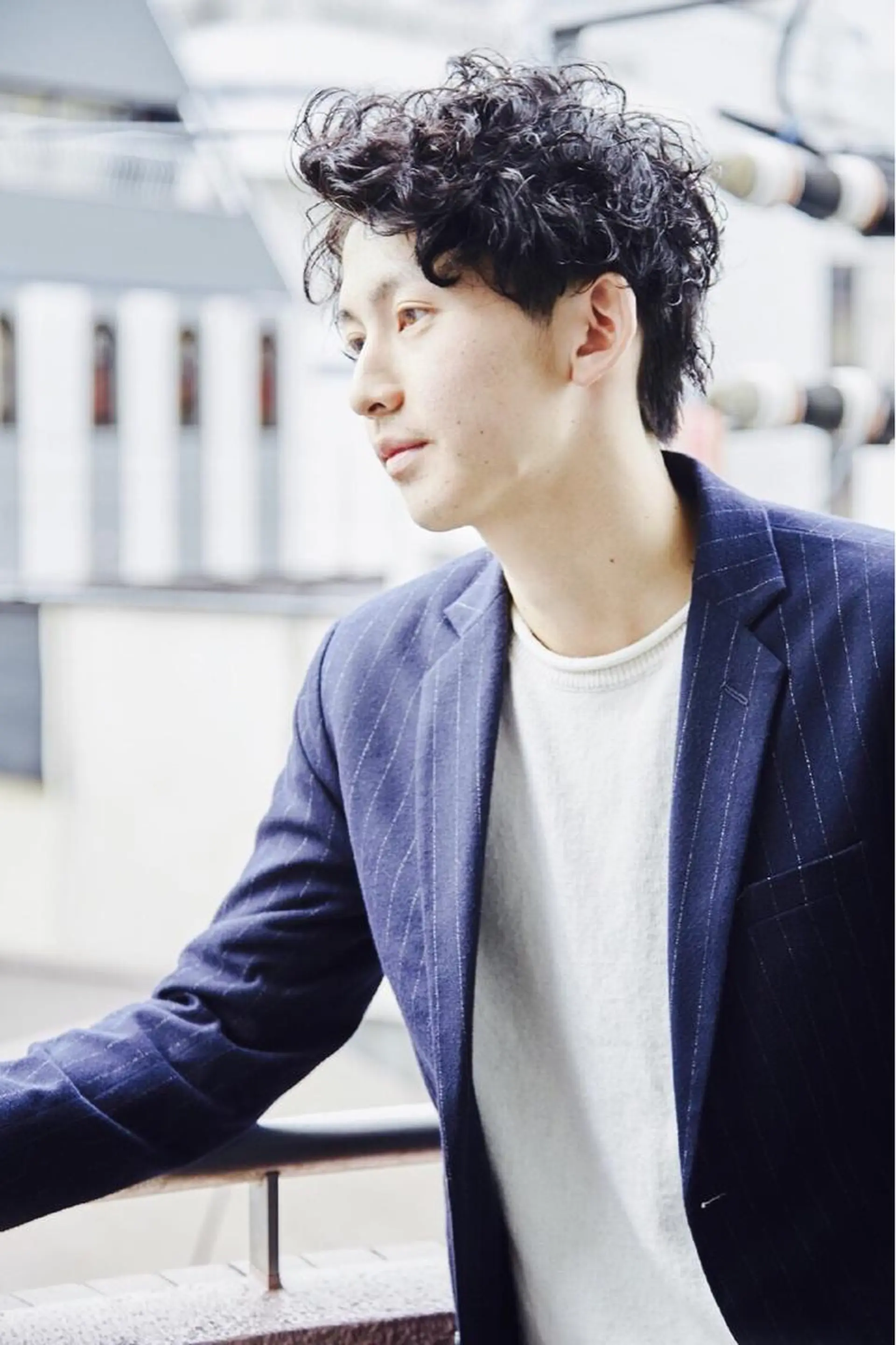 ショート パーマ 艶カラー/フェイス レイヤー/たむのヘアスタイル