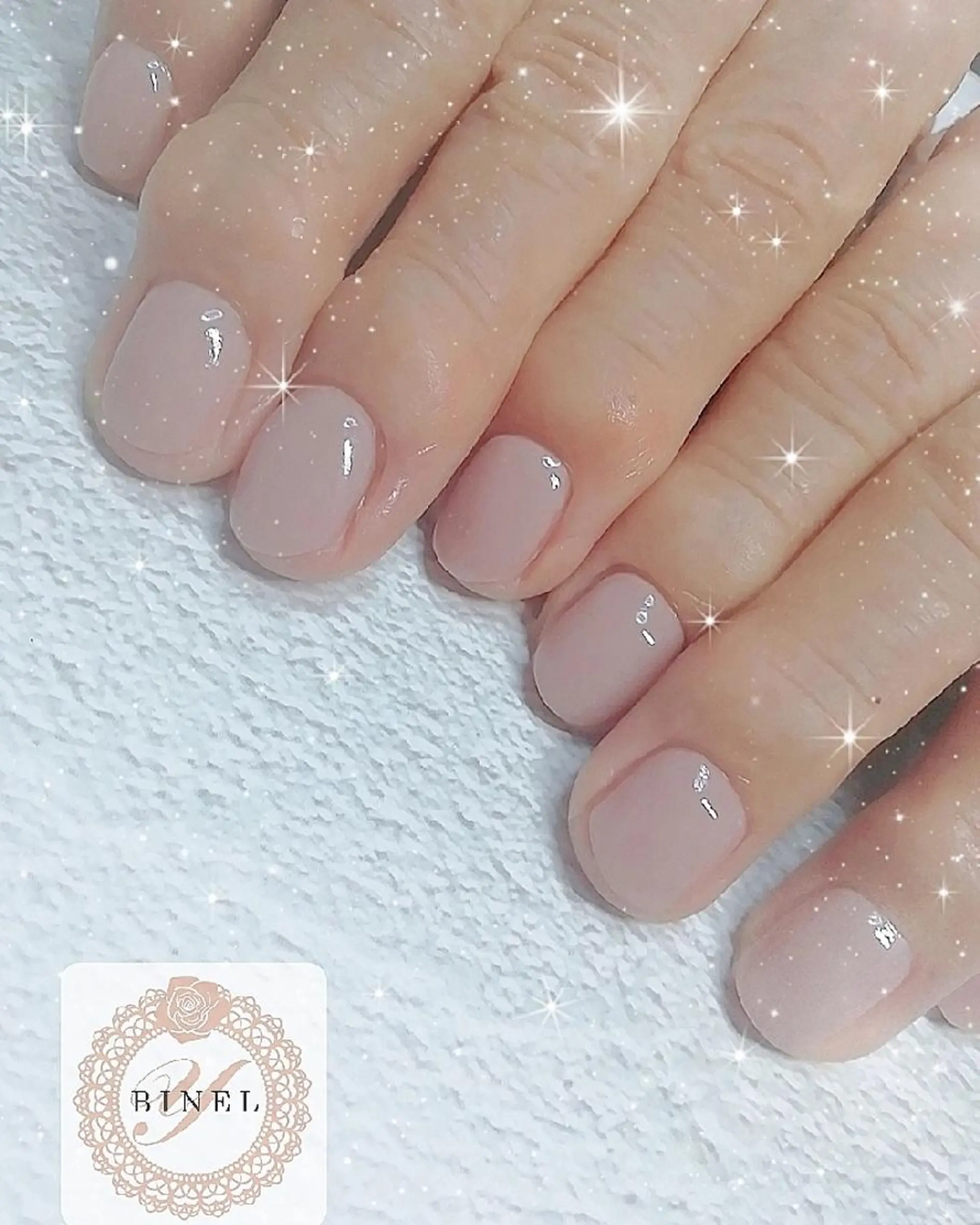 ネイル オフィスネイル ワンカラーネイル ハンドネイル Nail Salon Y.BINELのネイルデザイン