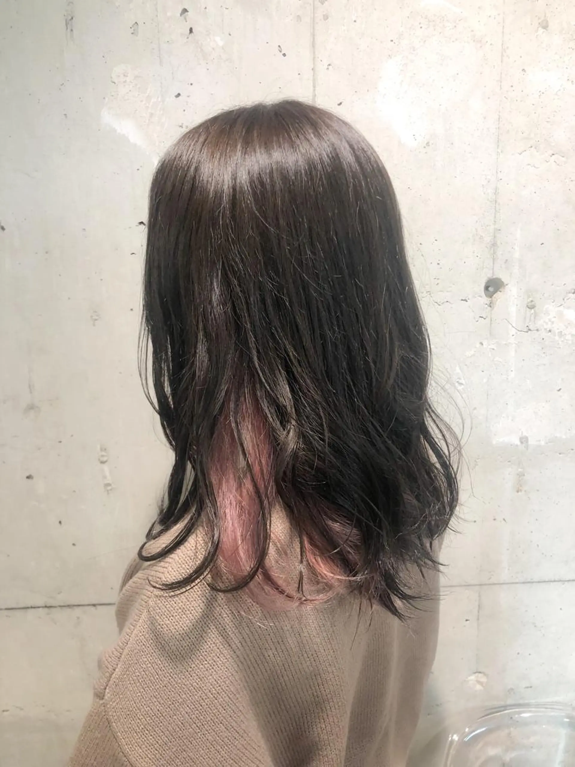 セミロング カラー パーマ ヘアアレンジ メンズ キッズ ネイル マツエク・マツパ Rene'所属・当日予約⭕️ yuriのヘアスタイル