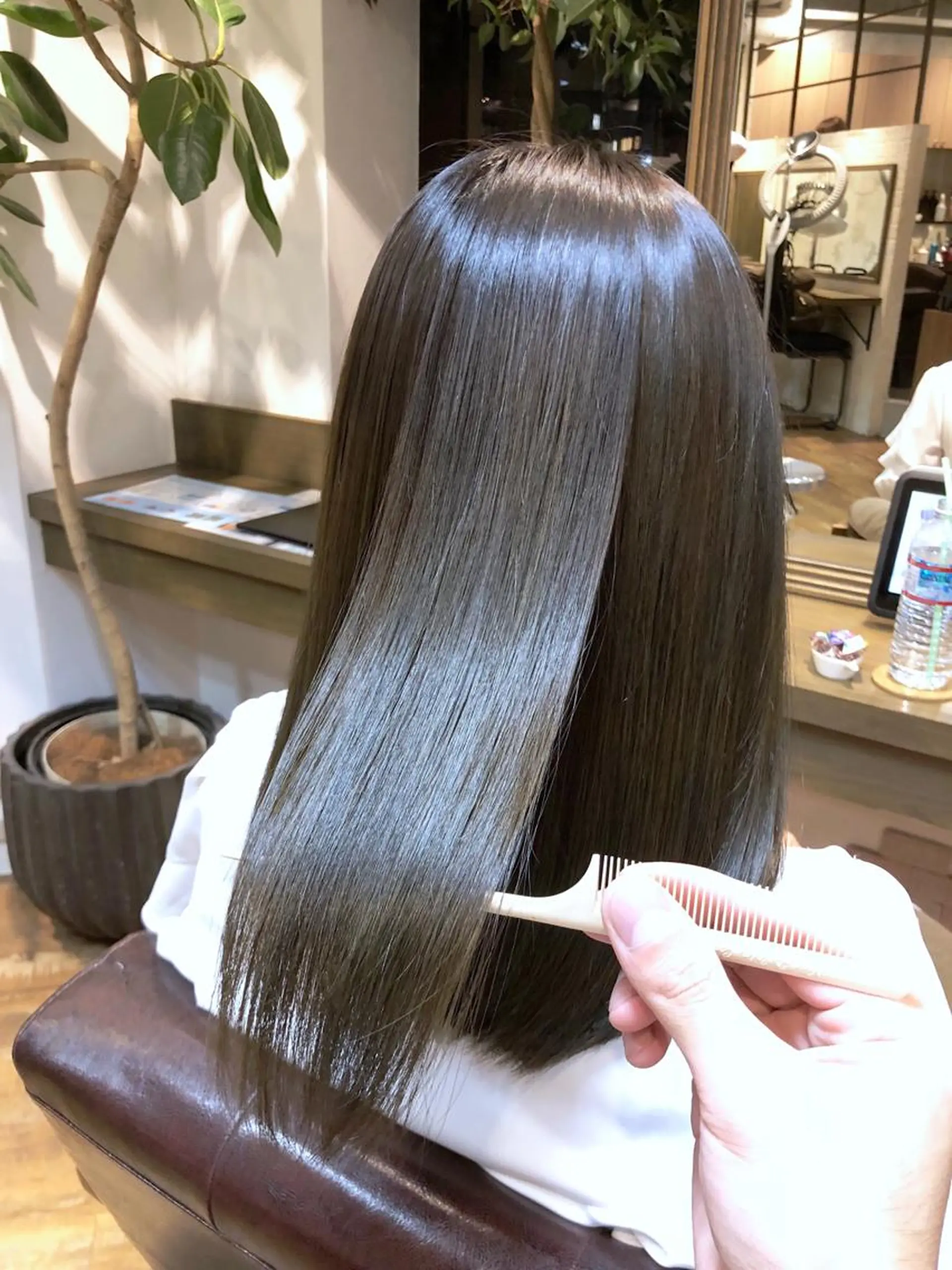 ミディアム カラー 透明感カラー トリートメント 髪質改善くすみカラー 🍀/石川大輔のヘアスタイル