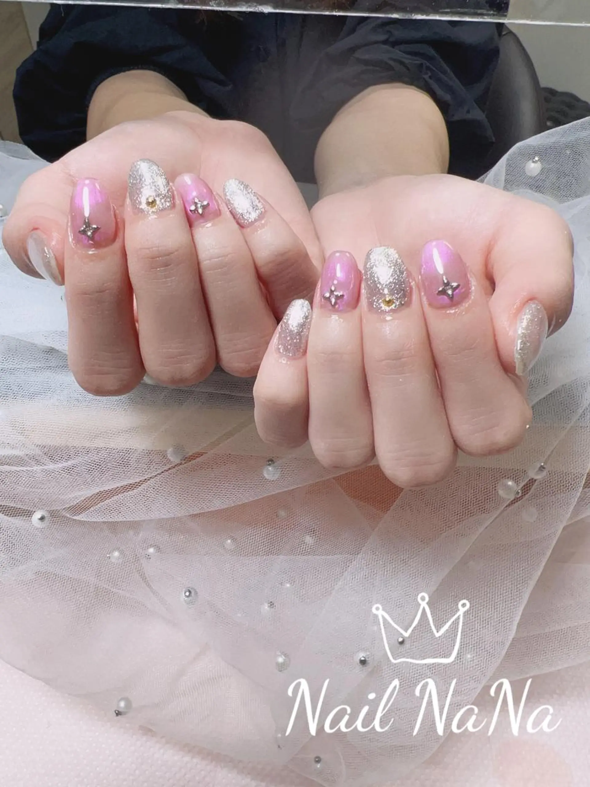 ミディアム カラー ネイル ハンドネイル Nail NaNaのネイルデザイン