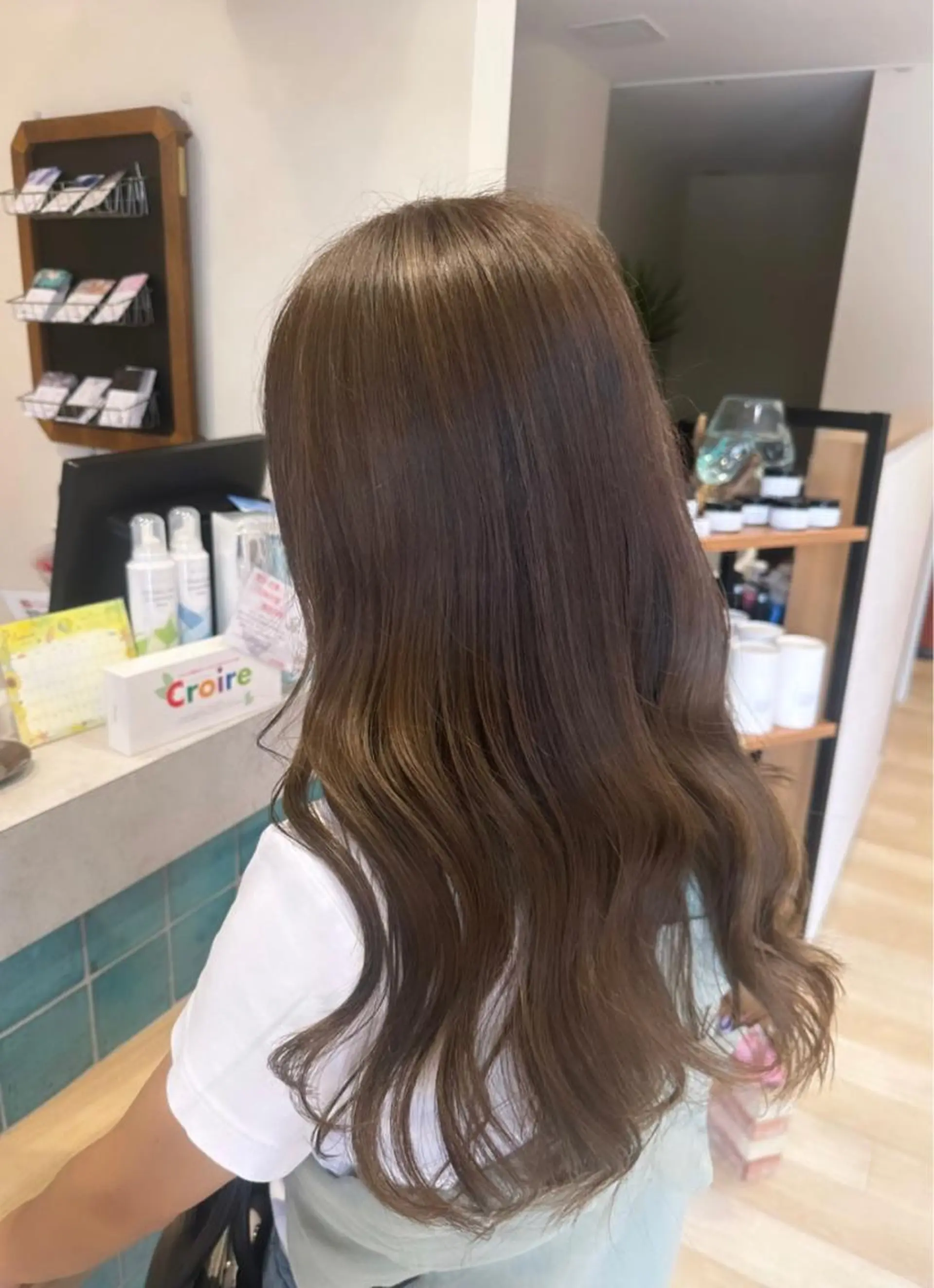 ロング カラー ブリーチなしカラー RURI🩵のヘアスタイル