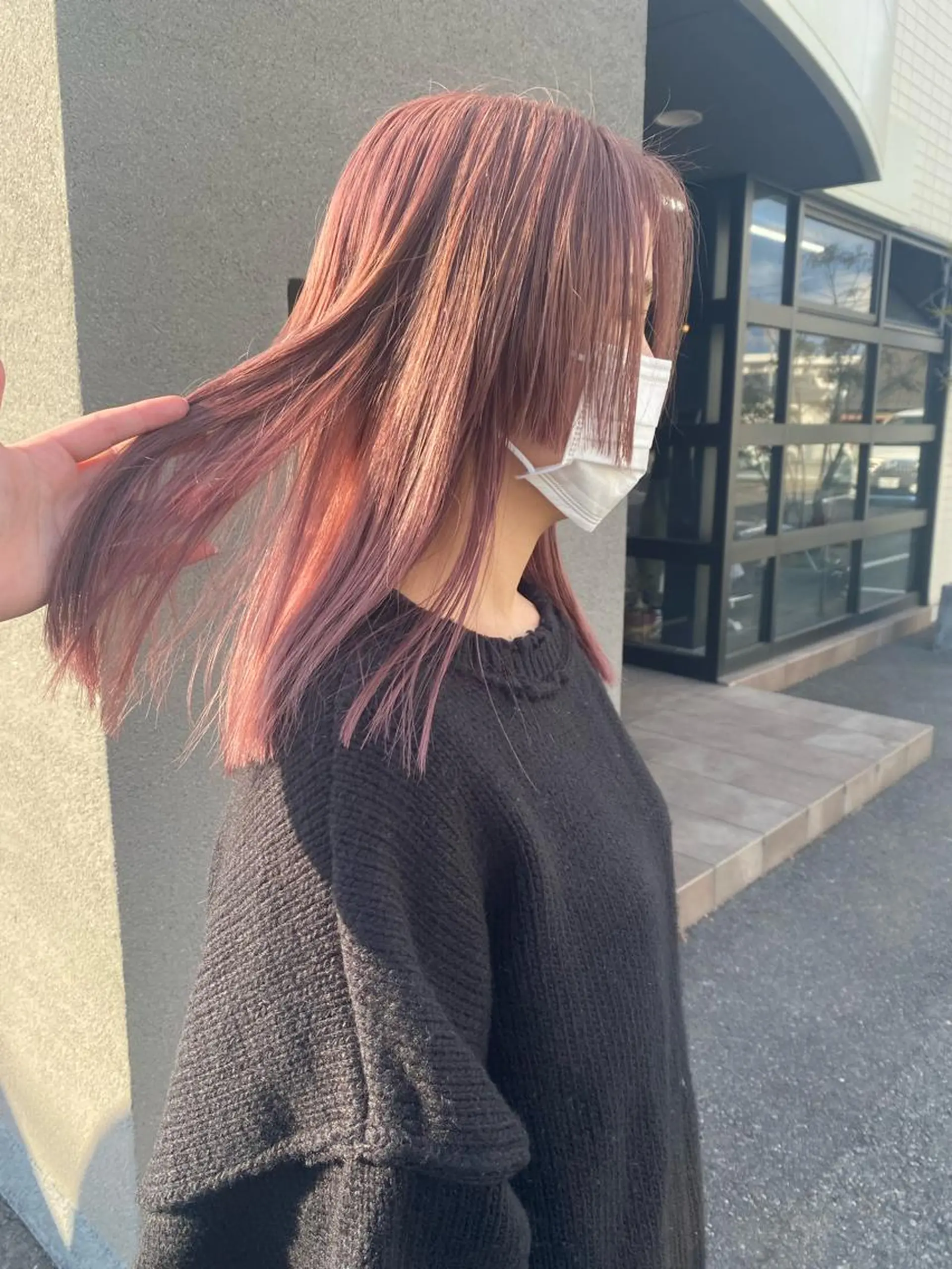 ロング maco 艶感ハイトーン🦋のヘアスタイル