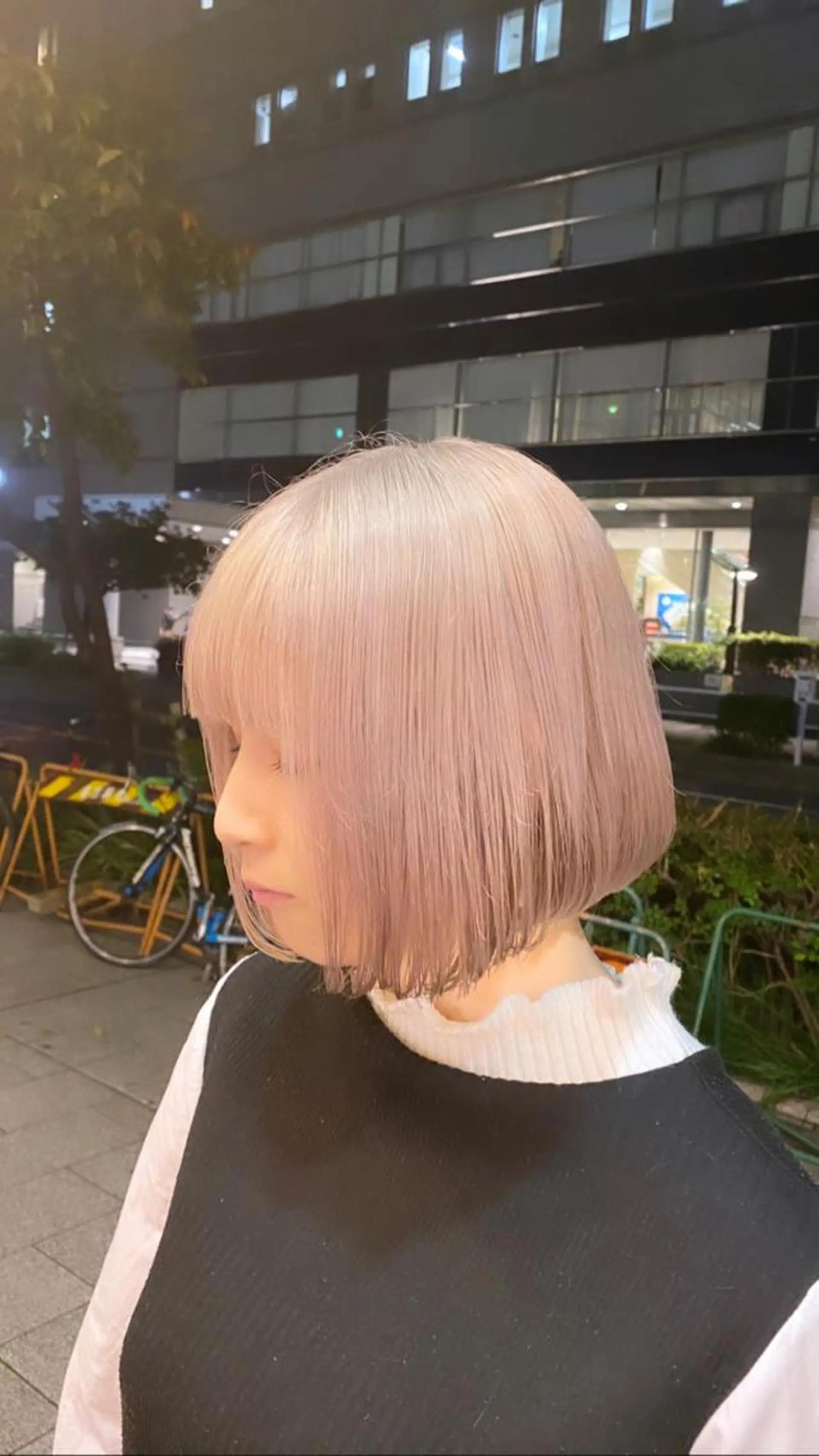 ショート カラー ブリーチ 加藤 利基のヘアスタイル