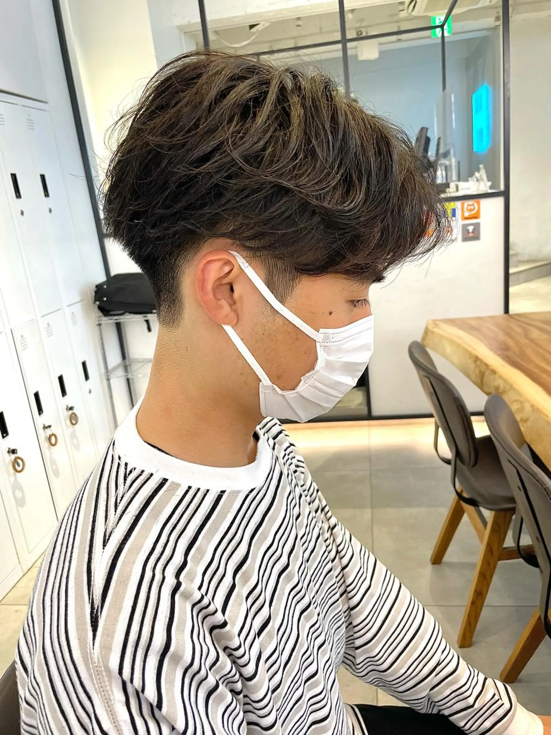 ショート パーマ メンズ カット パーマ 🇰🇷カルマパーマ kaito🇰🇷のヘアスタイル