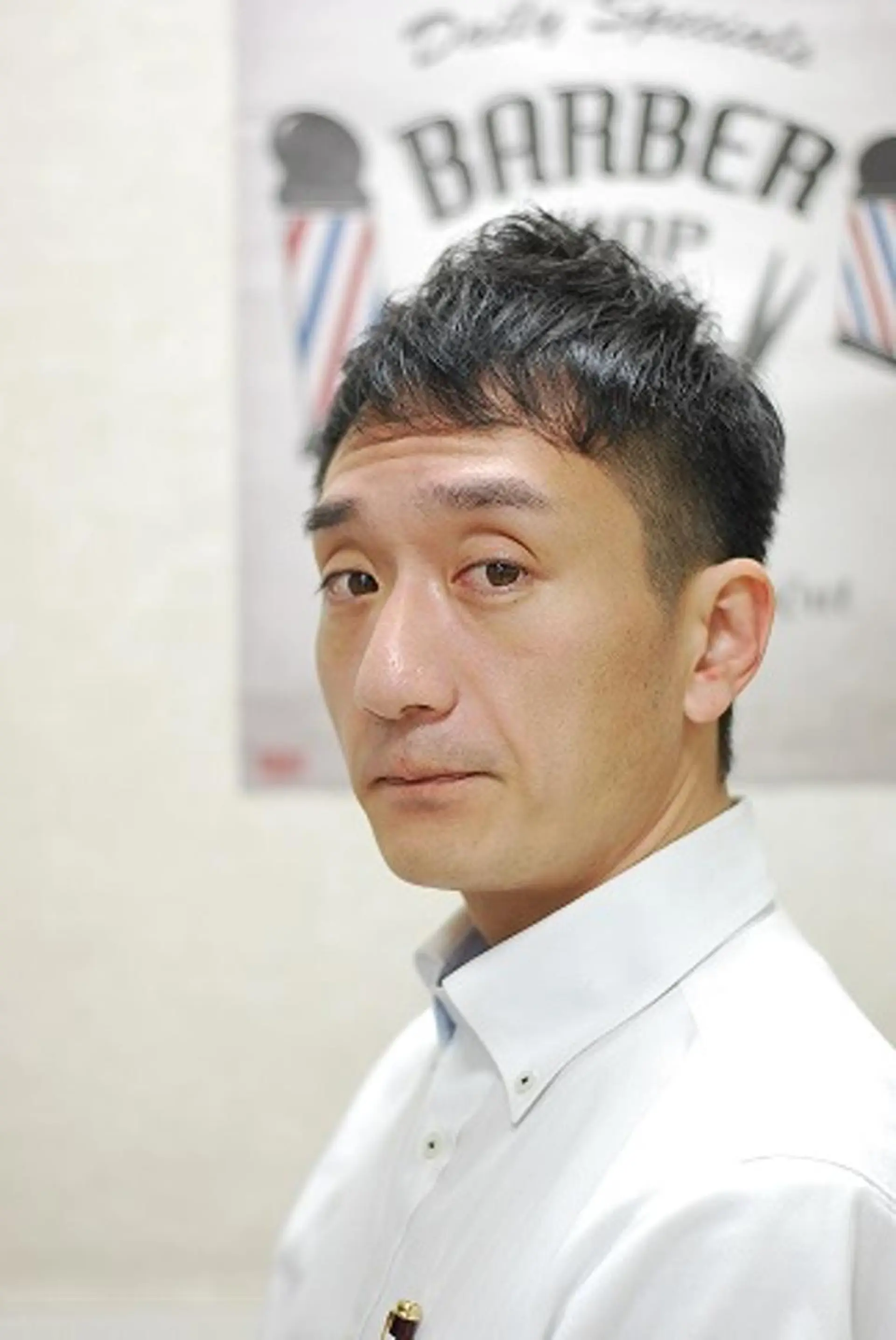 ショート メンズ 治部  友昭のヘアスタイル