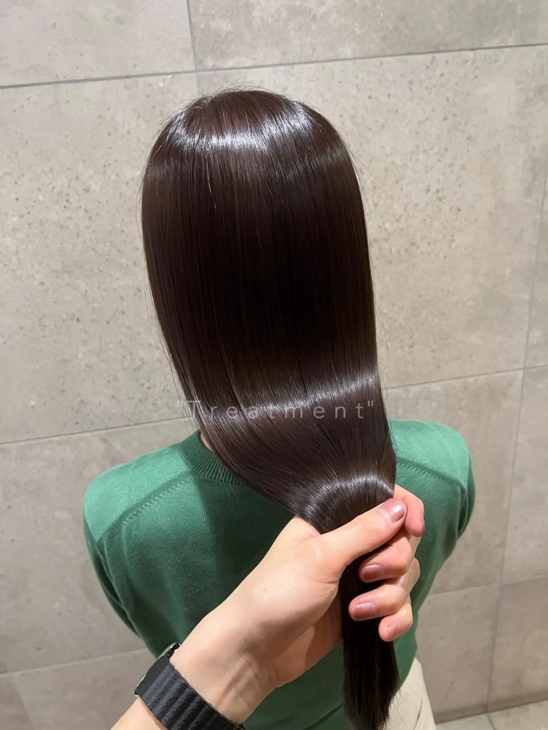 ロング カラー トリートメント カット 縮毛矯正 トリートメント 山中 優 🎨大人艶colorのヘアスタイル