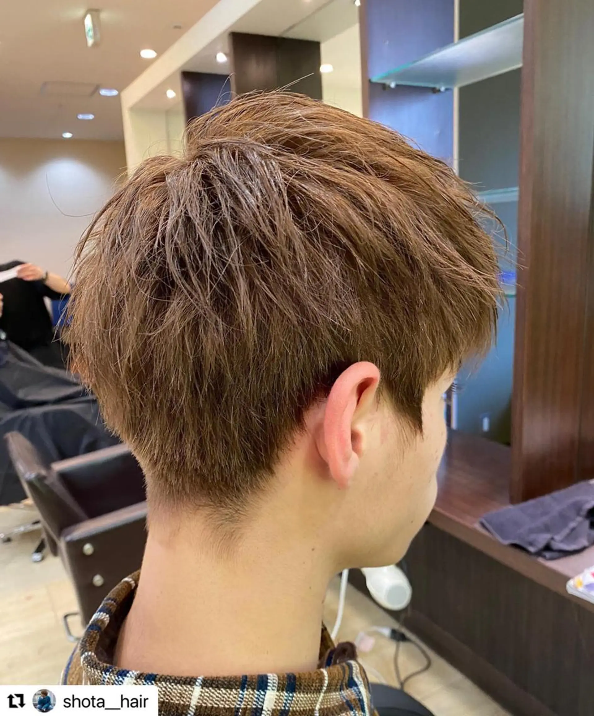 ショート カラー パーマ メンズ メンズブリーチ ベージュカラー ブリーチ ダブルカラー ブリーチなしカラー 🩷Eny terrace🩷のヘアスタイル