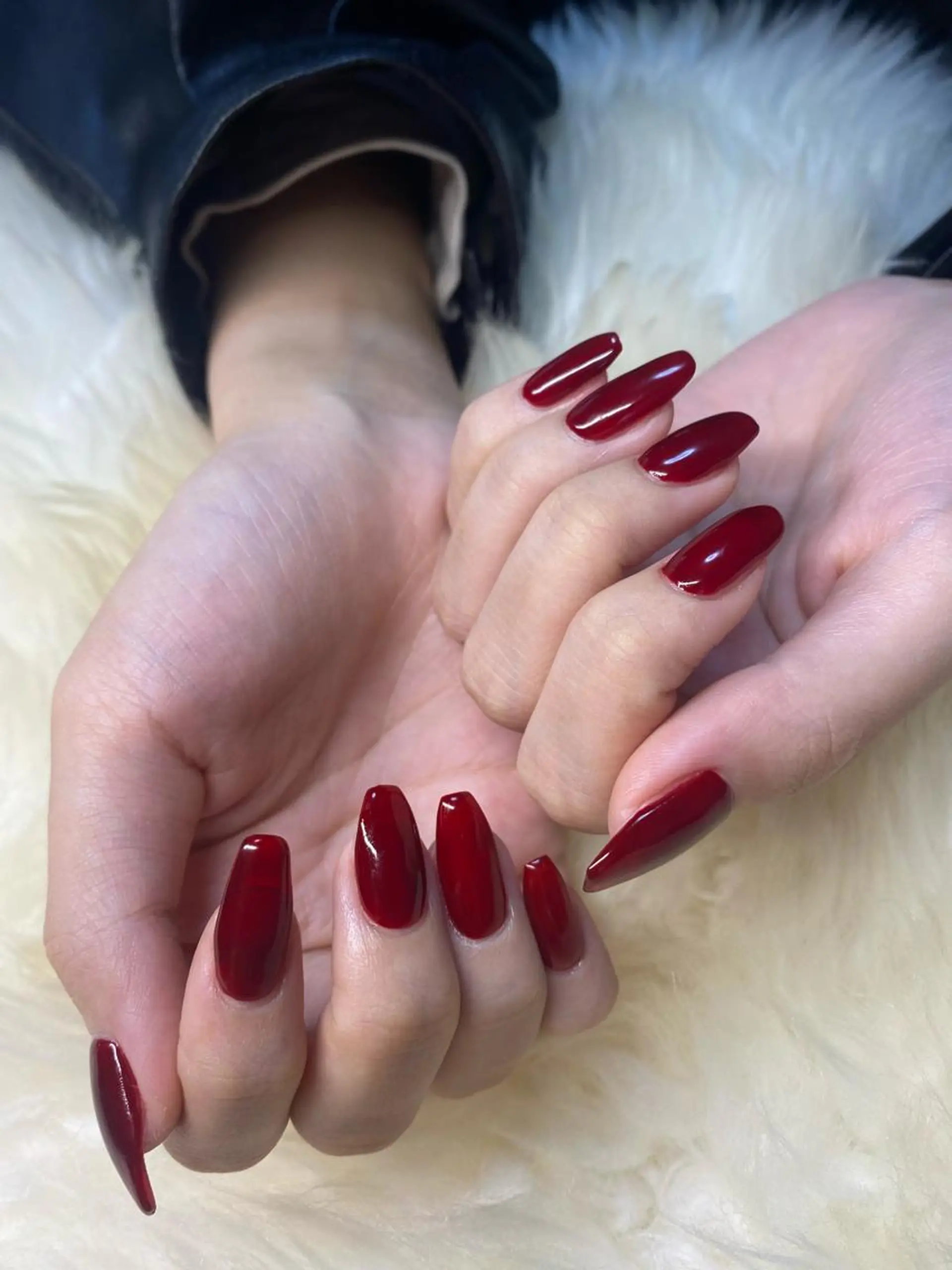 ロング ハンドネイル ハンドケア 💜MIYA nail川崎店のネイルデザイン