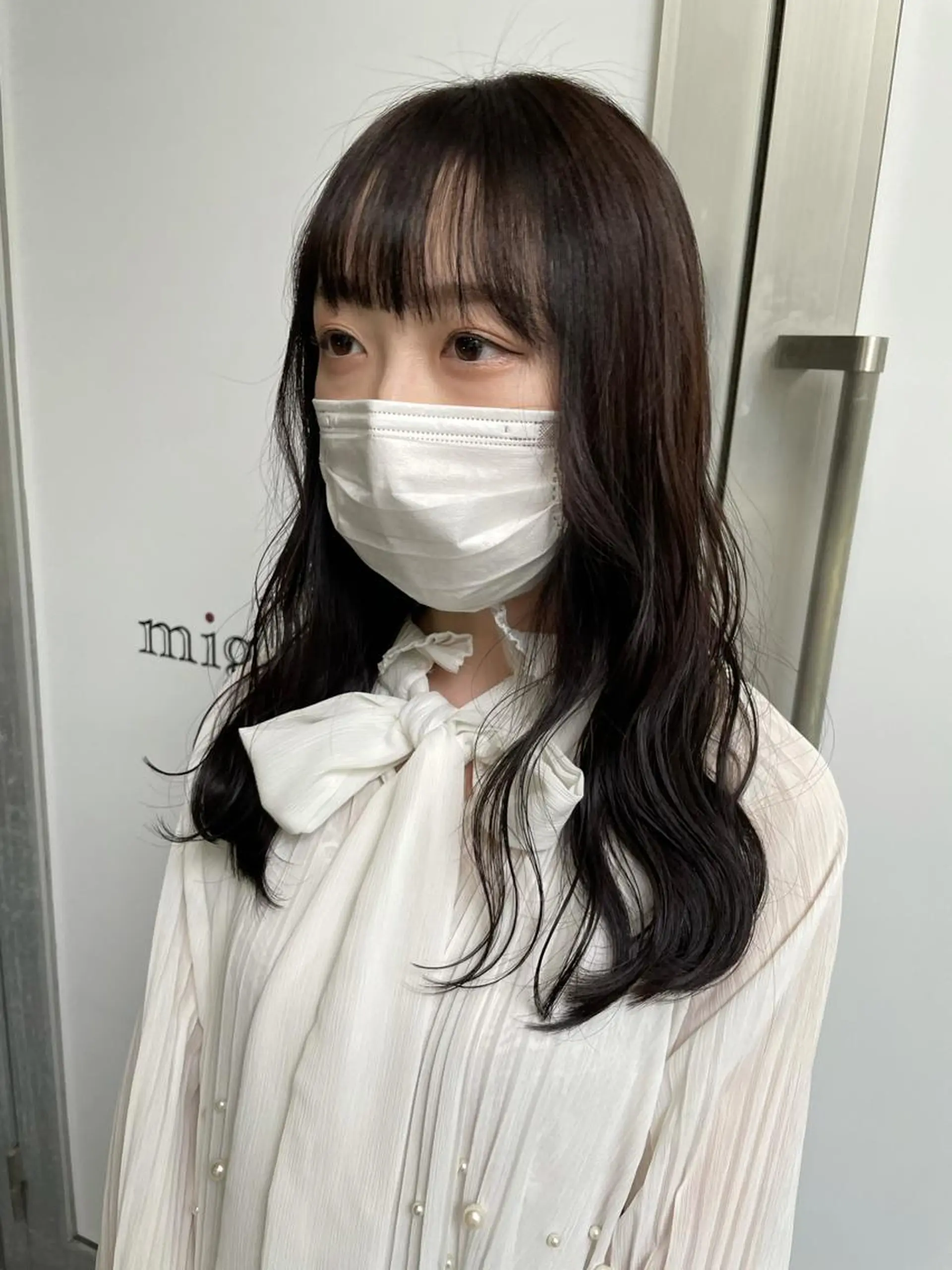 セミロング 栄　mighty by H所属・不破一輝/栄/矢場町 ボブ/レイヤー/艶髪のヘアスタイル